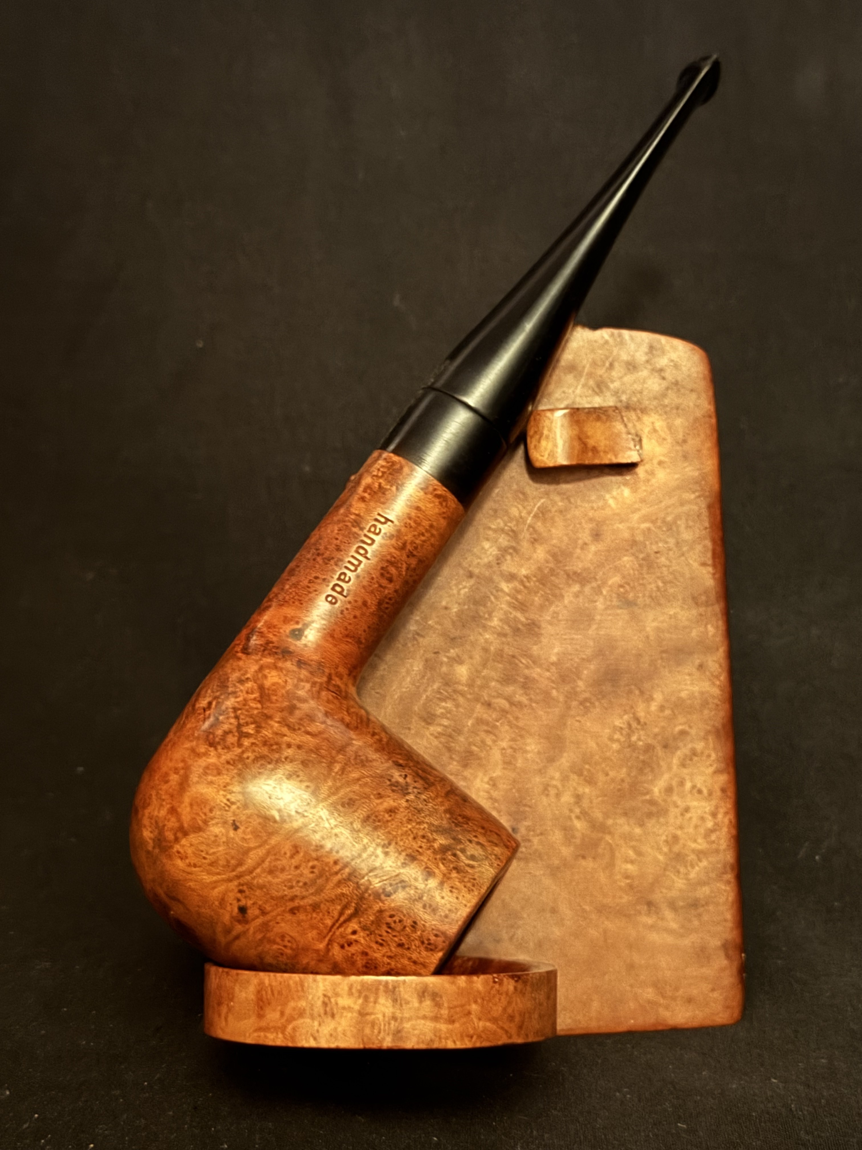Mc lintock Smooth Straight Billiard Vulcanite Stem Estate Pipe 2