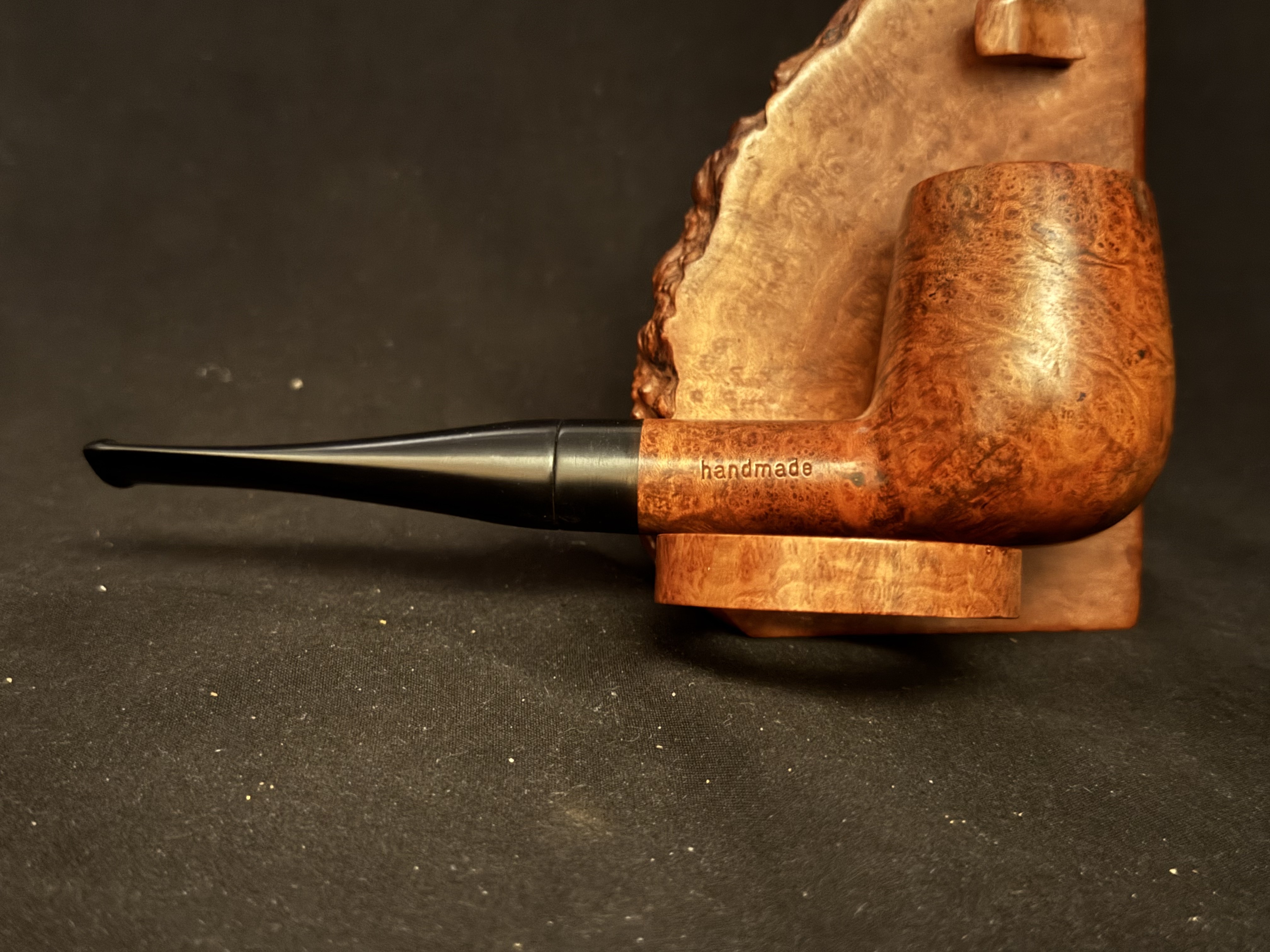 Mc lintock Smooth Straight Billiard Vulcanite Stem Estate Pipe 4
