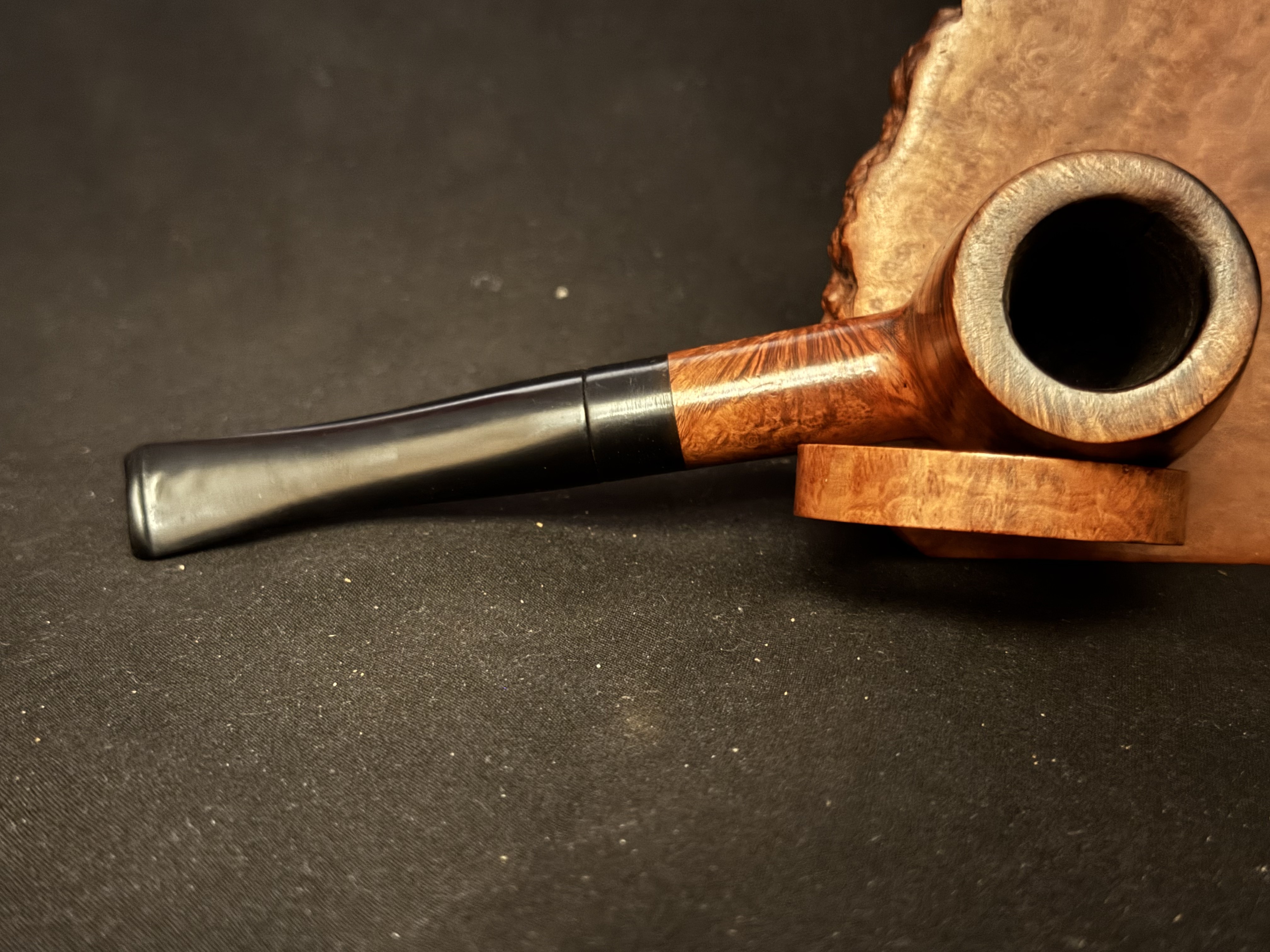 Mc lintock Smooth Straight Billiard Vulcanite Stem Estate Pipe 5