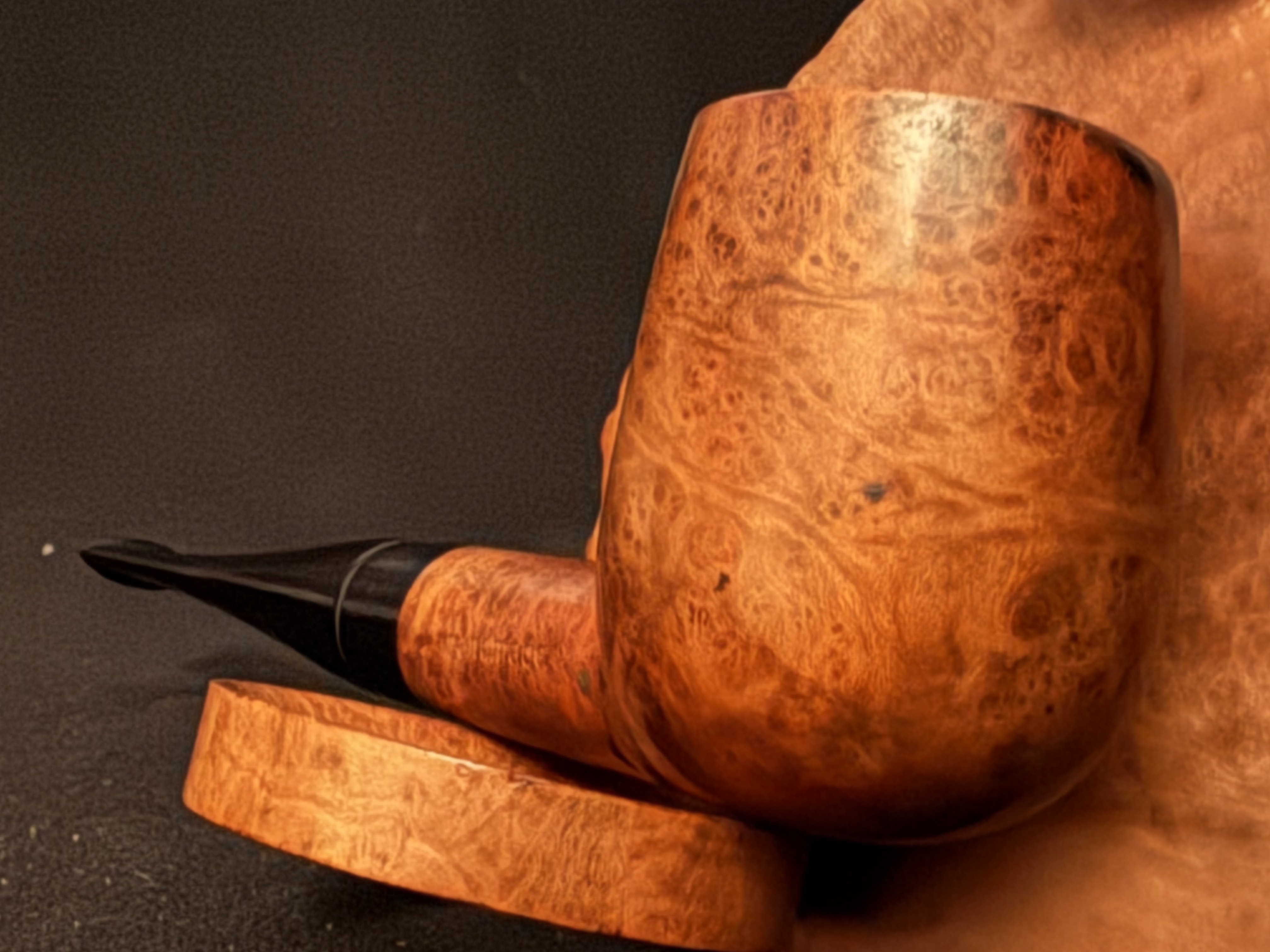 Mc lintock Smooth Straight Billiard Vulcanite Stem Estate Pipe 7