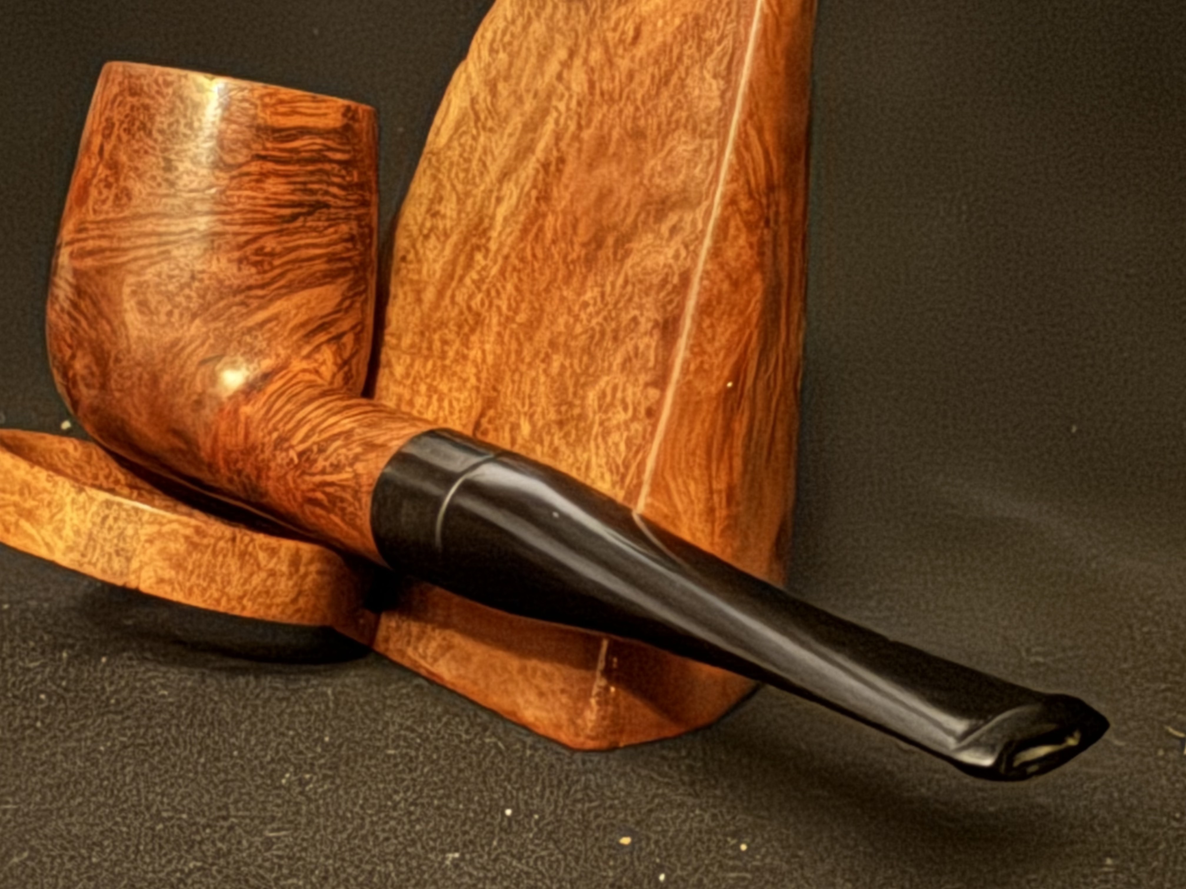 Mc lintock Smooth Straight Billiard Vulcanite Stem Estate Pipe 8