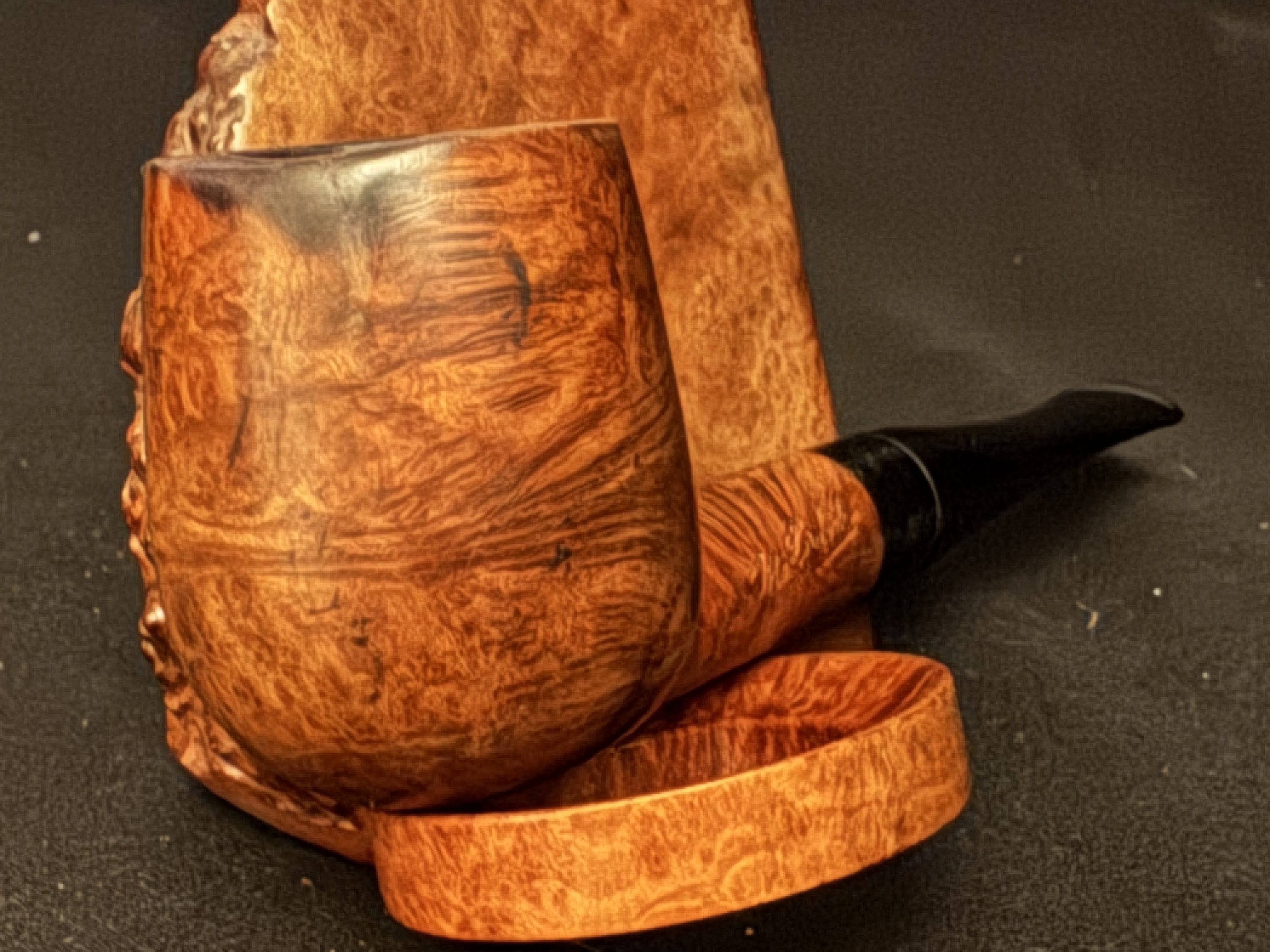 Mc lintock Smooth Straight Billiard Vulcanite Stem Estate Pipe 9