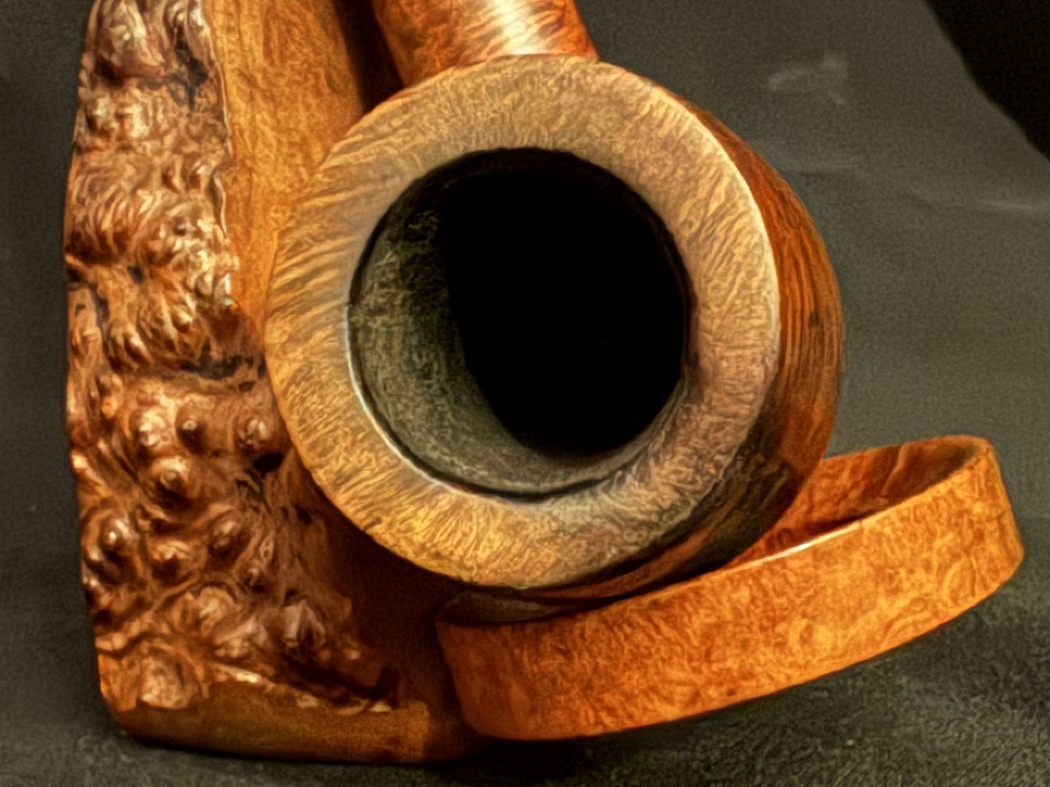 Mc lintock Smooth Straight Billiard Vulcanite Stem Estate Pipe 10