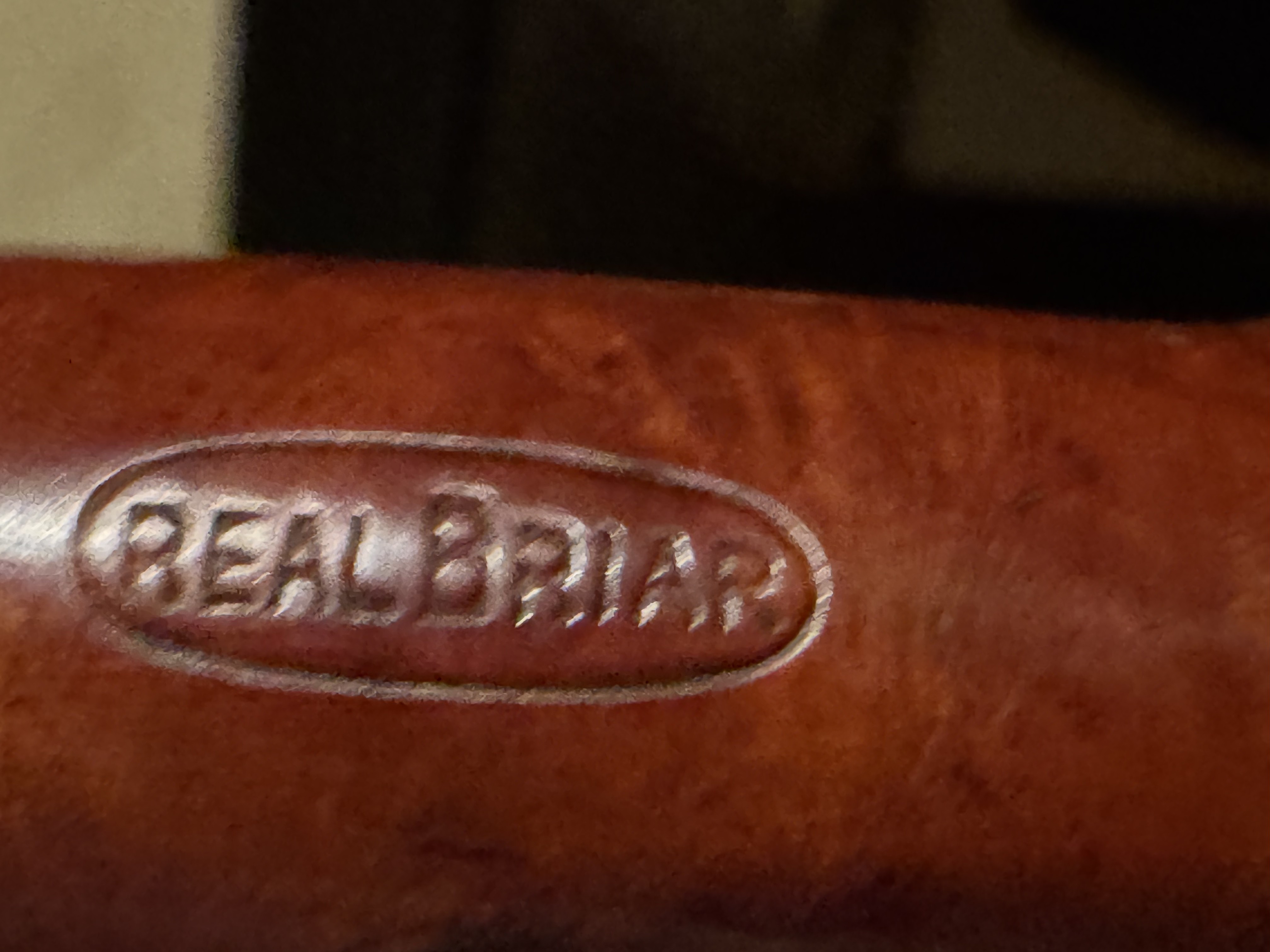 Merkur Filter Real Briar 665 Smooth Billiard 9mm Vulcanite Estate Pipe 2