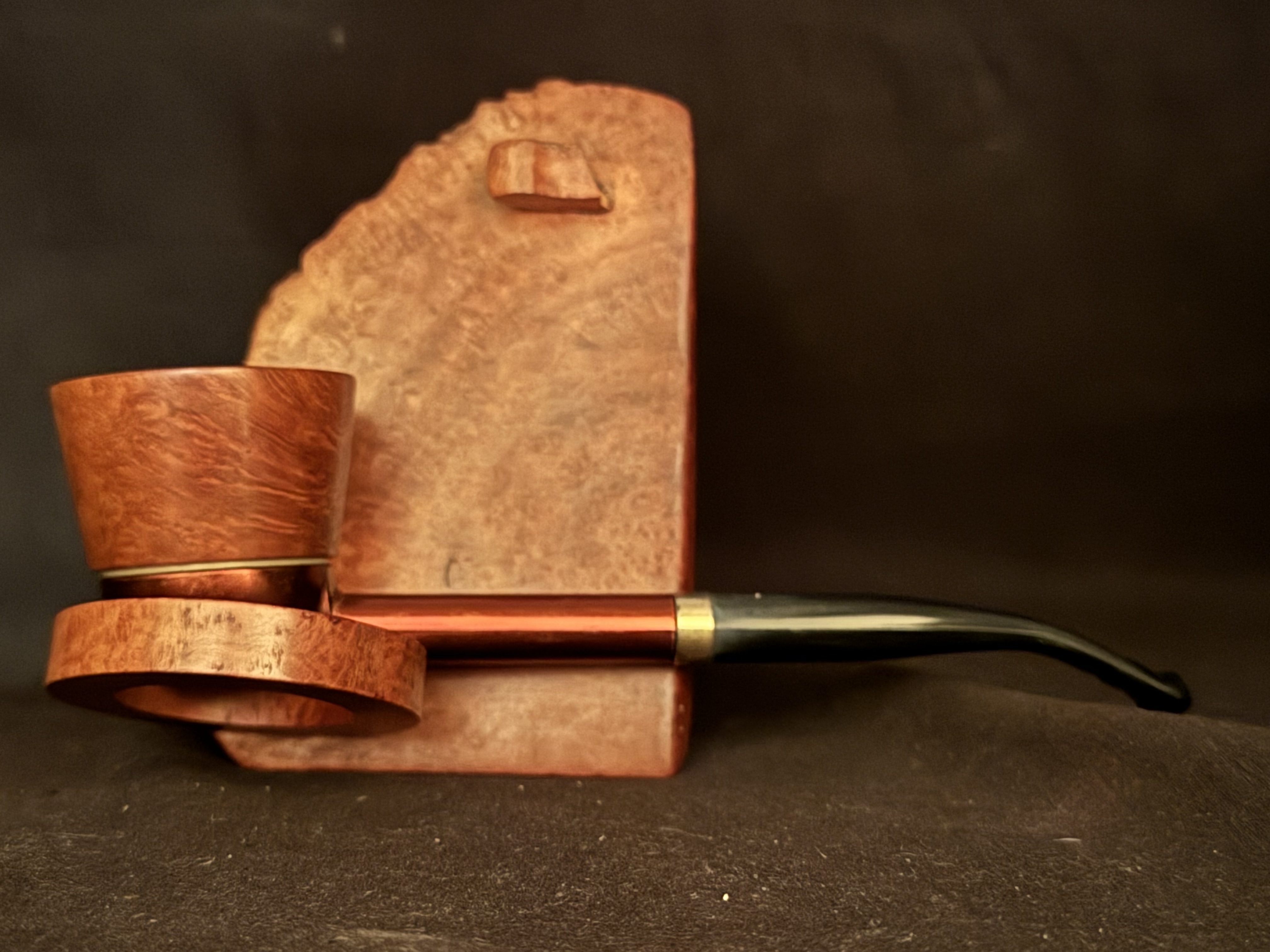 Falcon Aldi Universal England 2 Metal Pipe Smooth Dublin Bowl Aluminum Stem Estate Pipe 3