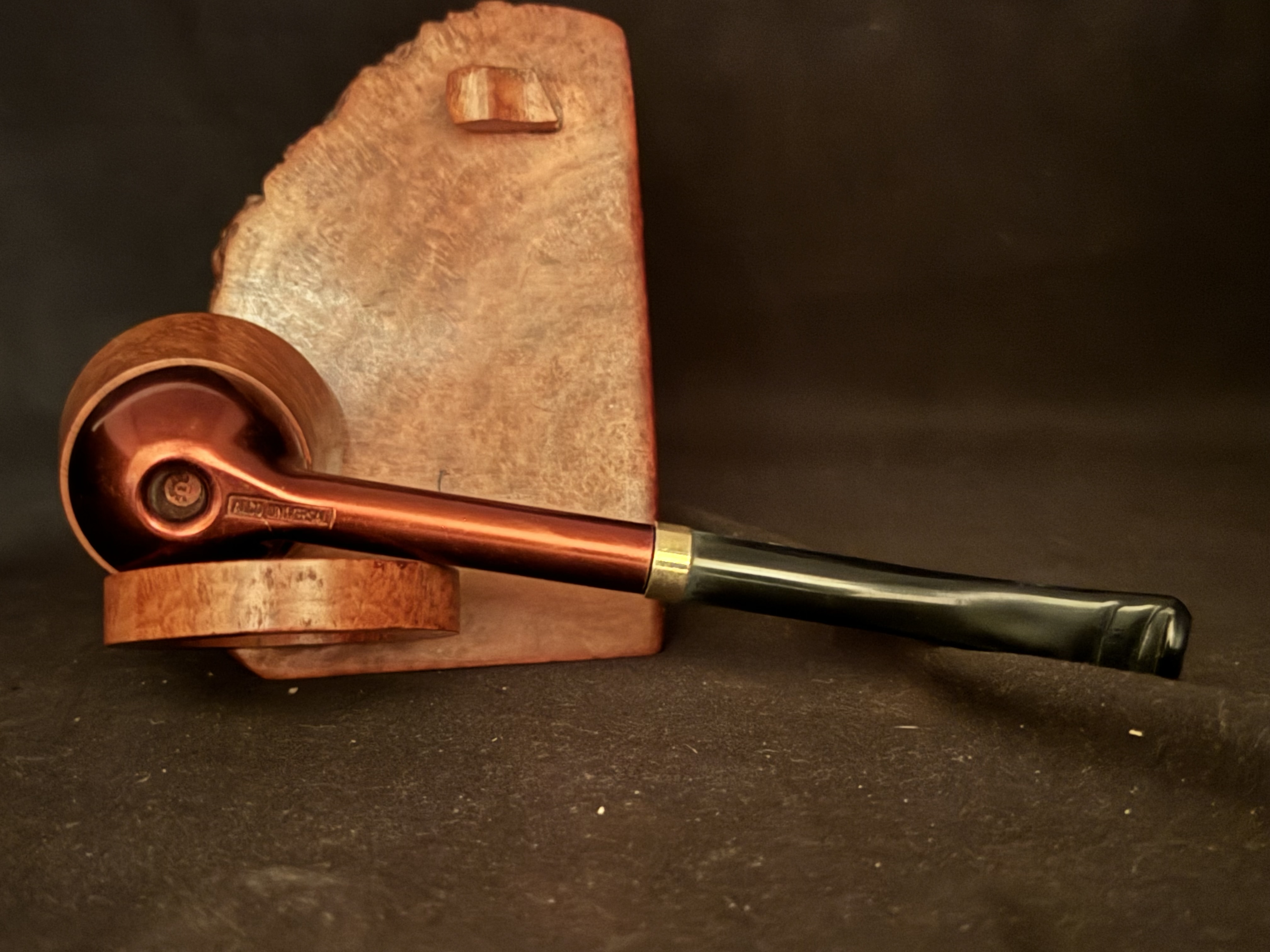 Falcon Aldi Universal England 2 Metal Pipe Smooth Dublin Bowl Aluminum Stem Estate Pipe 4