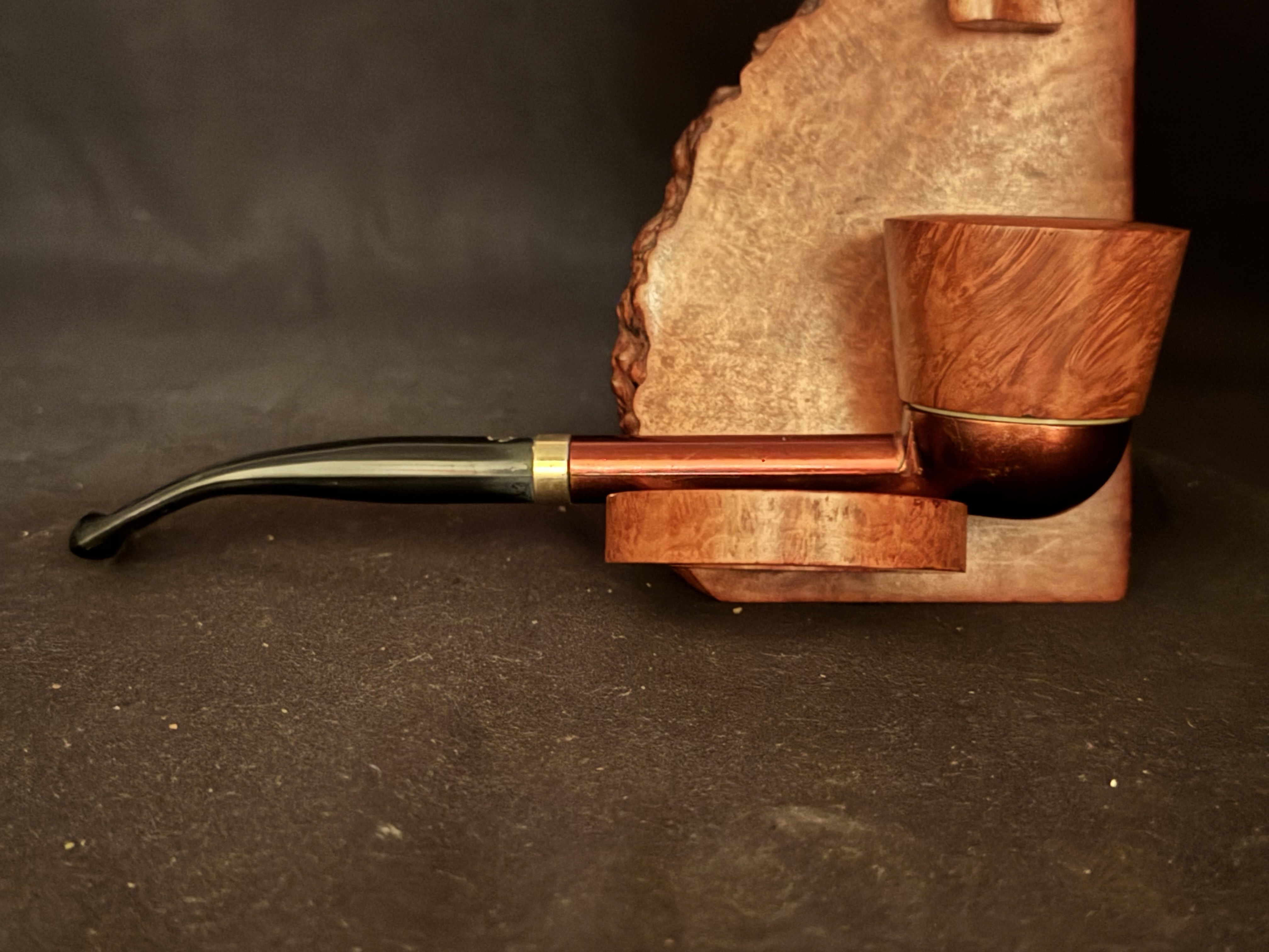 Falcon Aldi Universal England 2 Metal Pipe Smooth Dublin Bowl Aluminum Stem Estate Pipe 6
