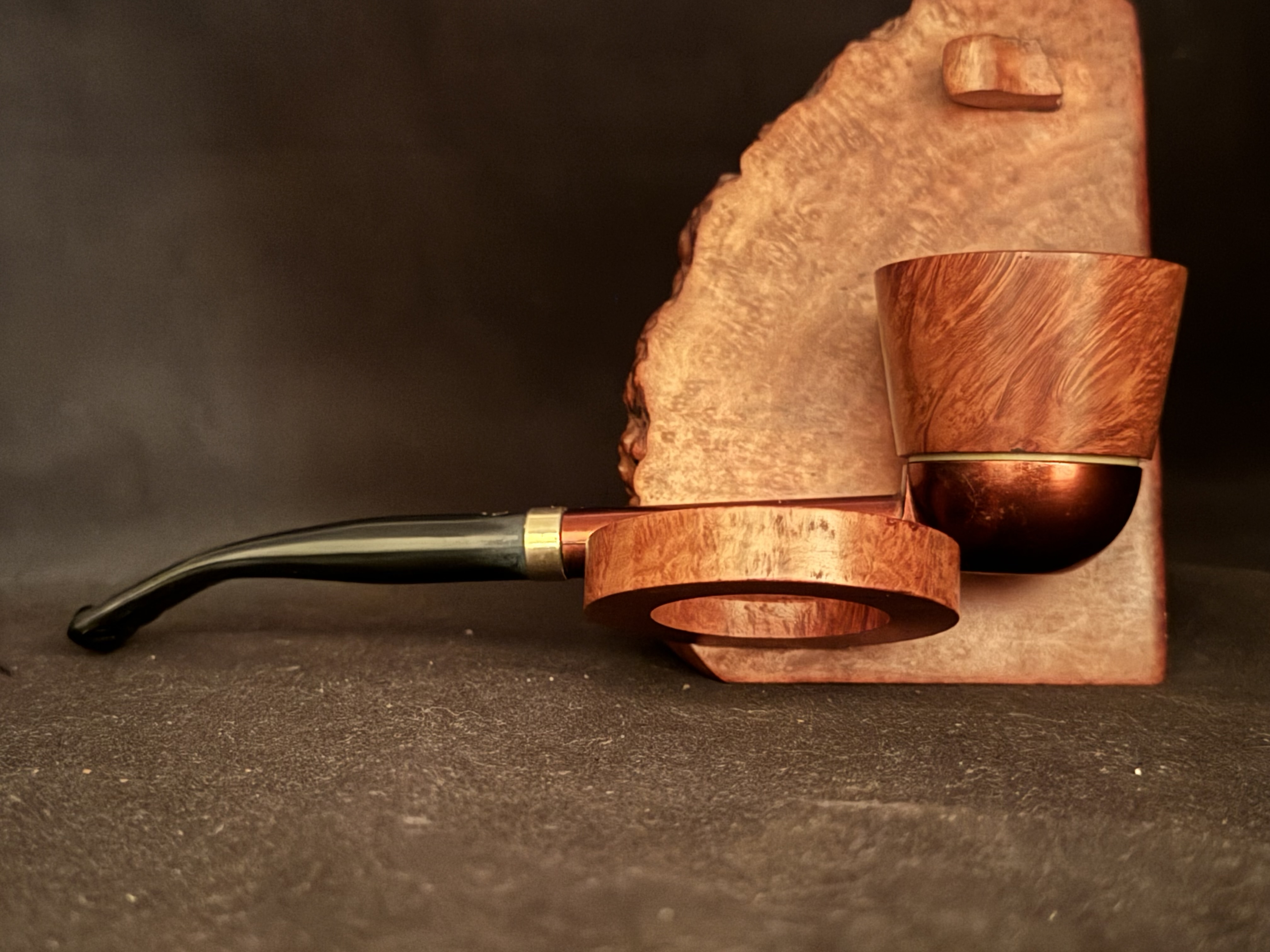 Falcon Aldi Universal England 2 Metal Pipe Smooth Dublin Bowl Aluminum Stem Estate Pipe 9