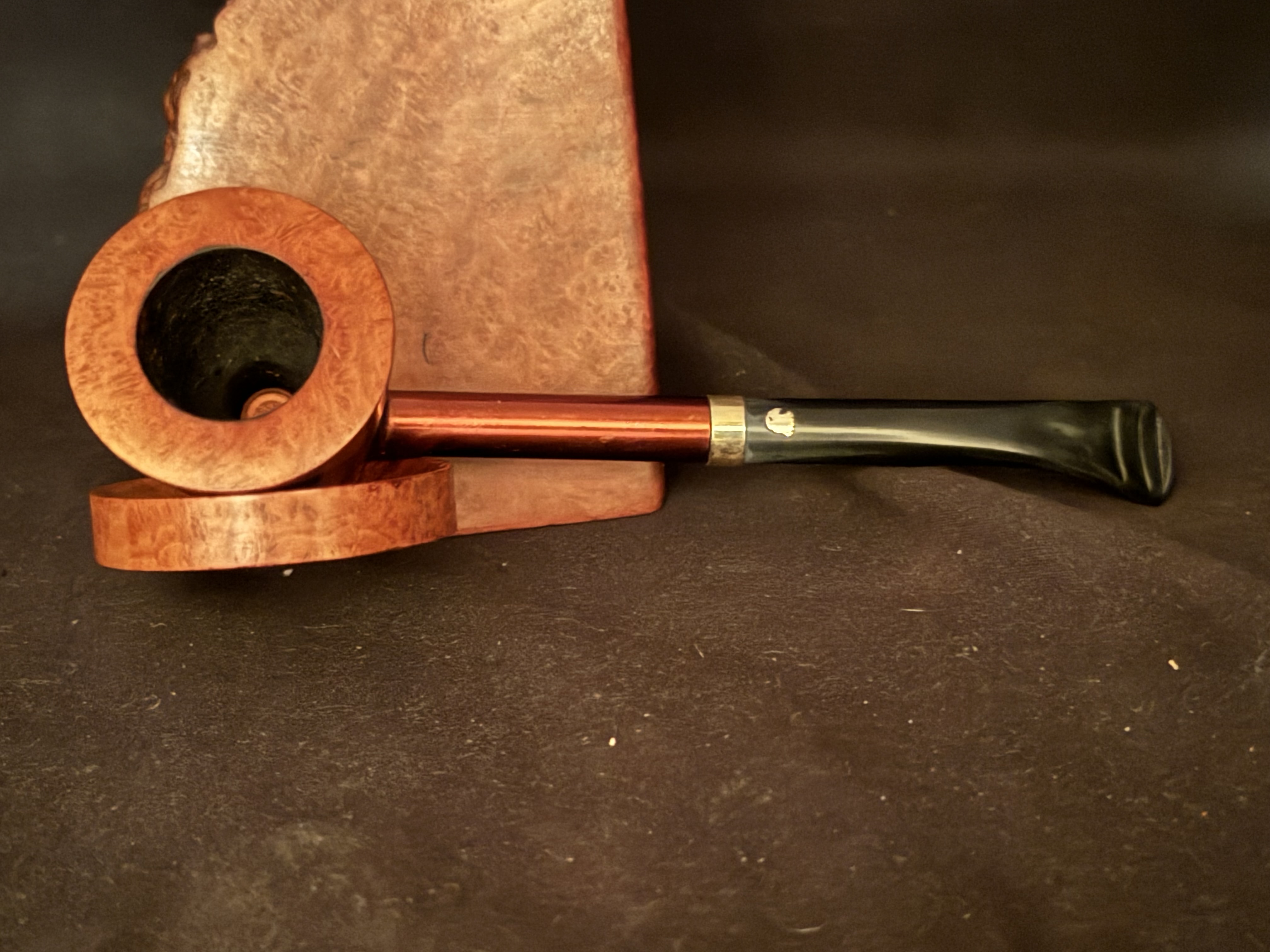 Falcon Aldi Universal England 2 Metal Pipe Smooth Dublin Bowl Aluminum Stem Estate Pipe 11