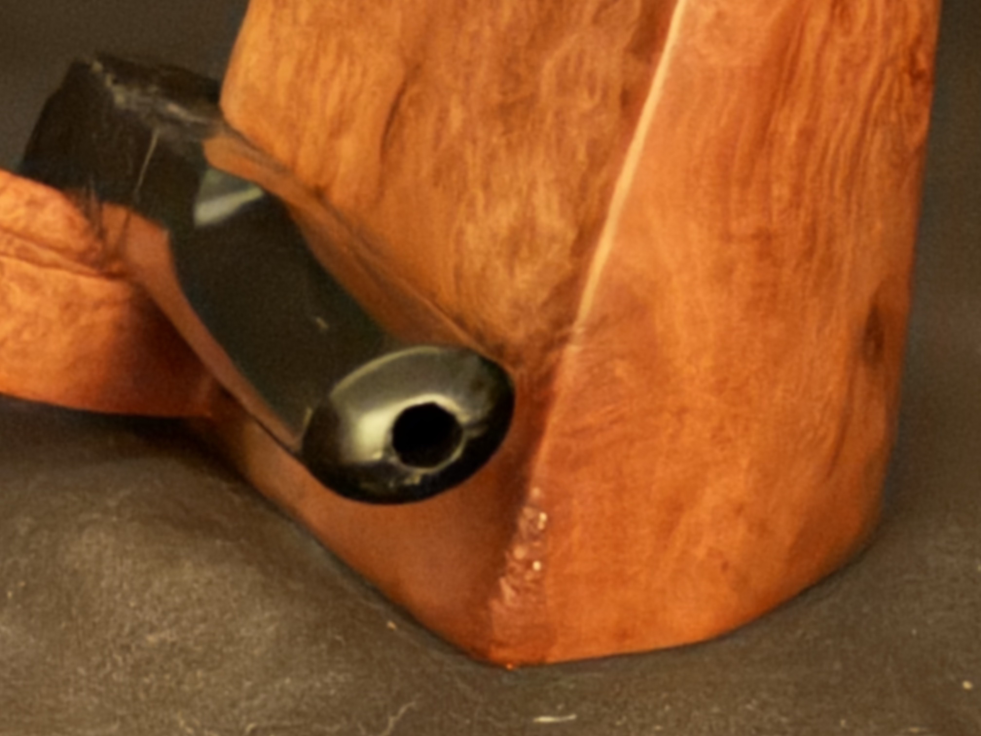 Old Digger Real Briar Hexagonal Rhodesia Bulldog Sandblast P-Lip Estate Pipe 5
