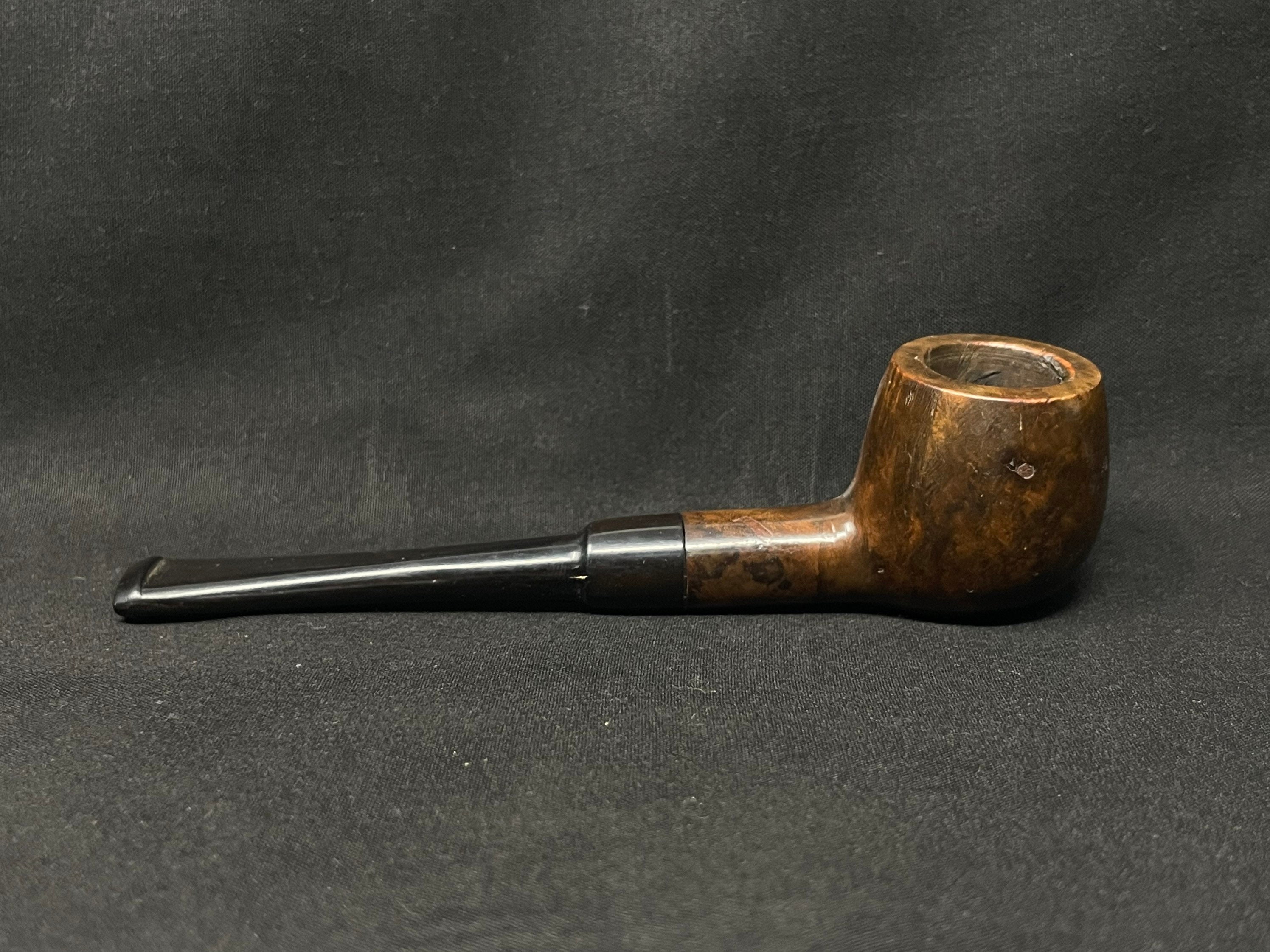 Misc. Estate Imported Briar Smooth Straight Billiard Unsmoked Vest Pocket Tobacco Pipe 2