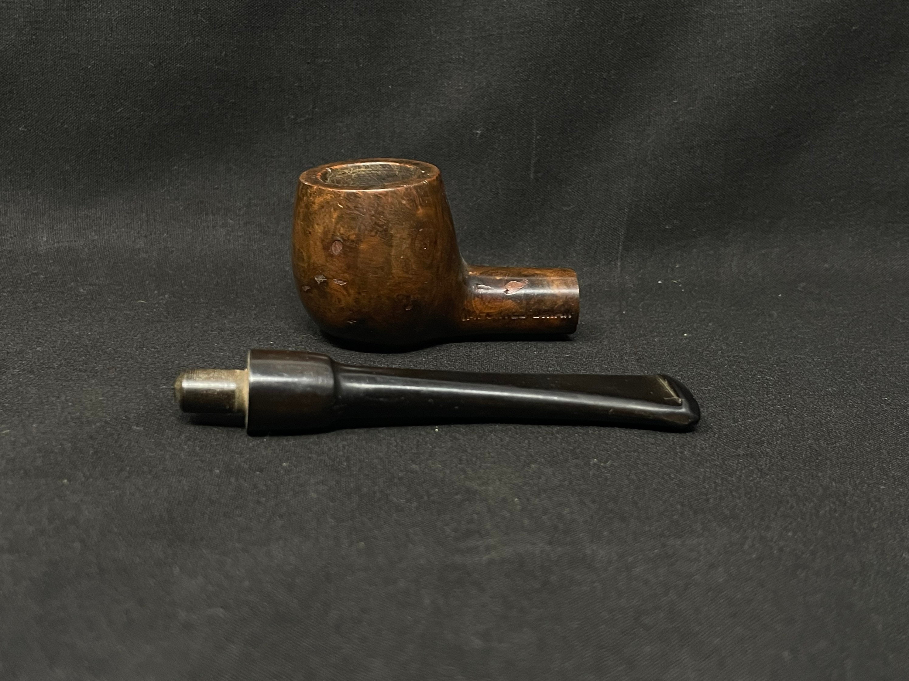 Misc. Estate Imported Briar Smooth Straight Billiard Unsmoked Vest Pocket Tobacco Pipe 7