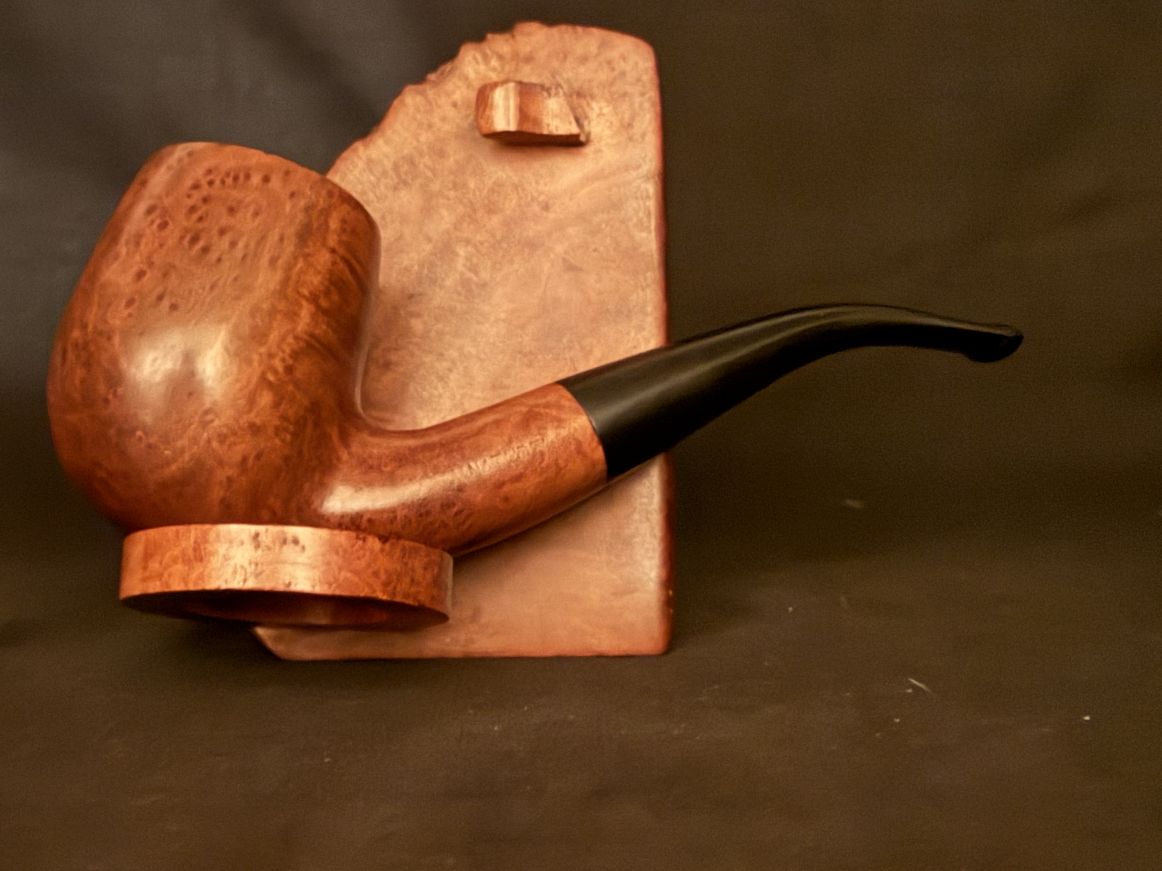 Naturel Bent Lare Billiard Vulcanite Filter Estate Pipe 3