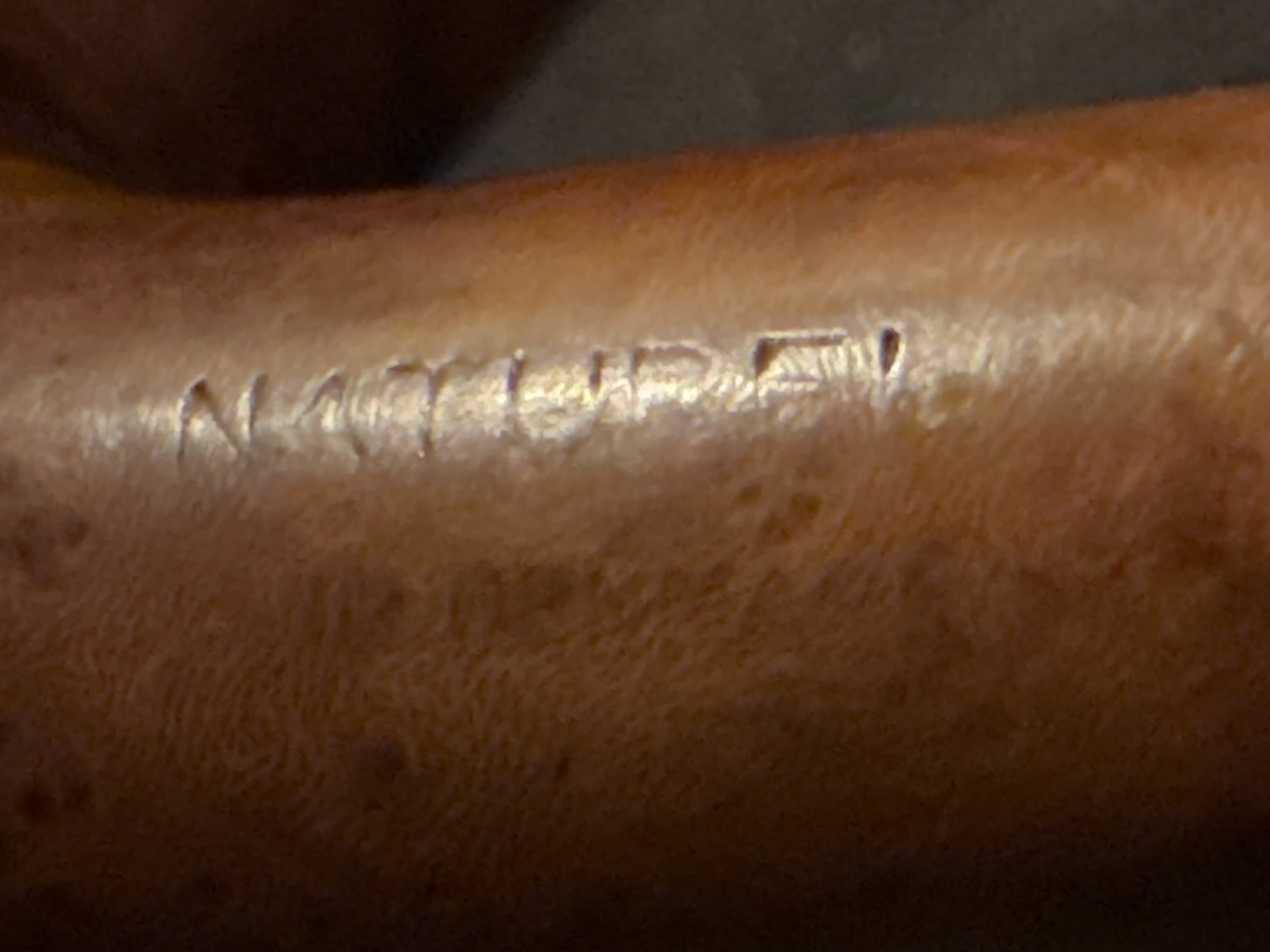 Naturel Bent Lare Billiard Vulcanite Filter Estate Pipe 10