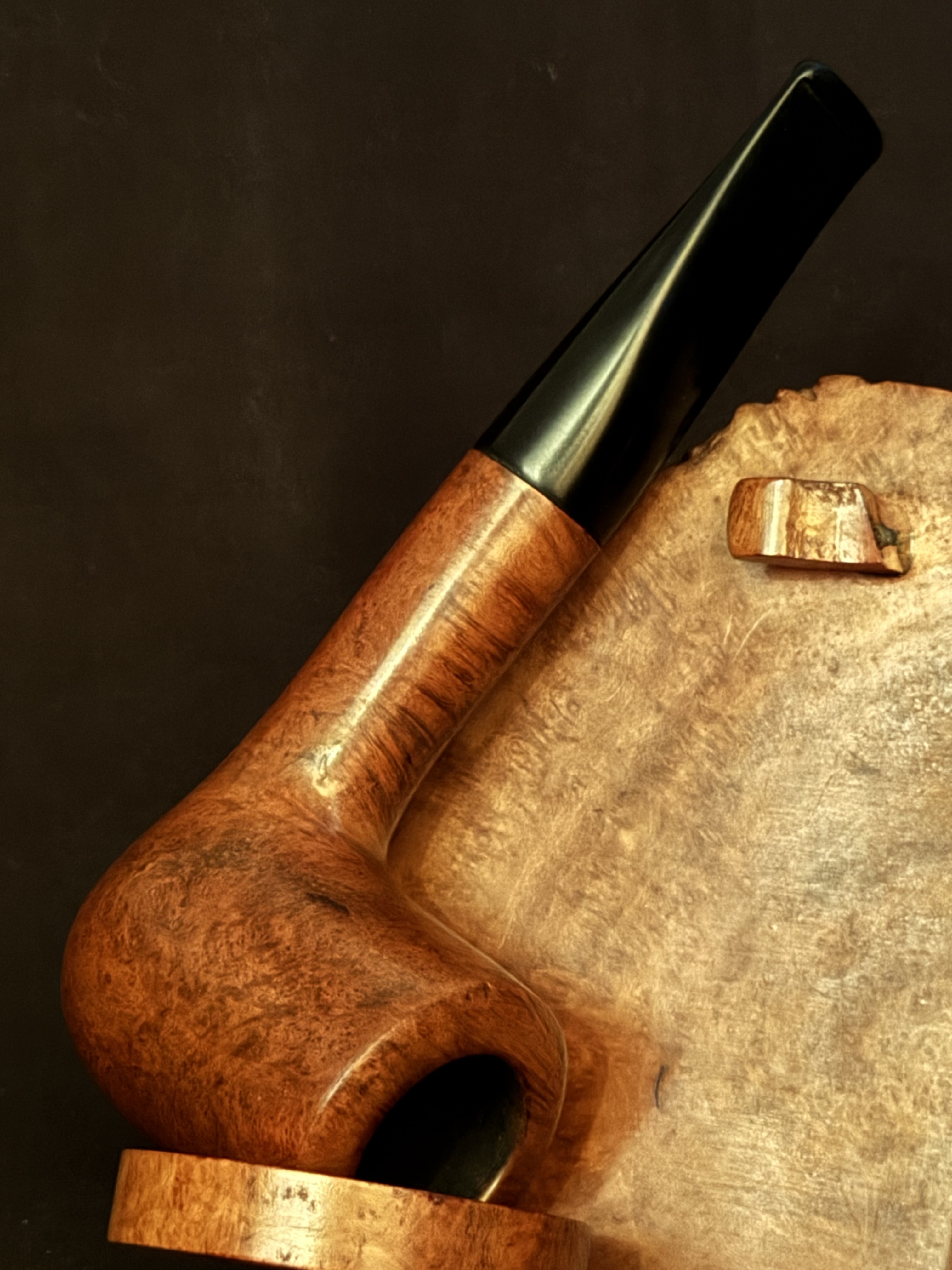 Niemeyer Special Bruyere Short Chubby Billiard Smooth Briar Vulcanite Estate Pipe 9mm 2