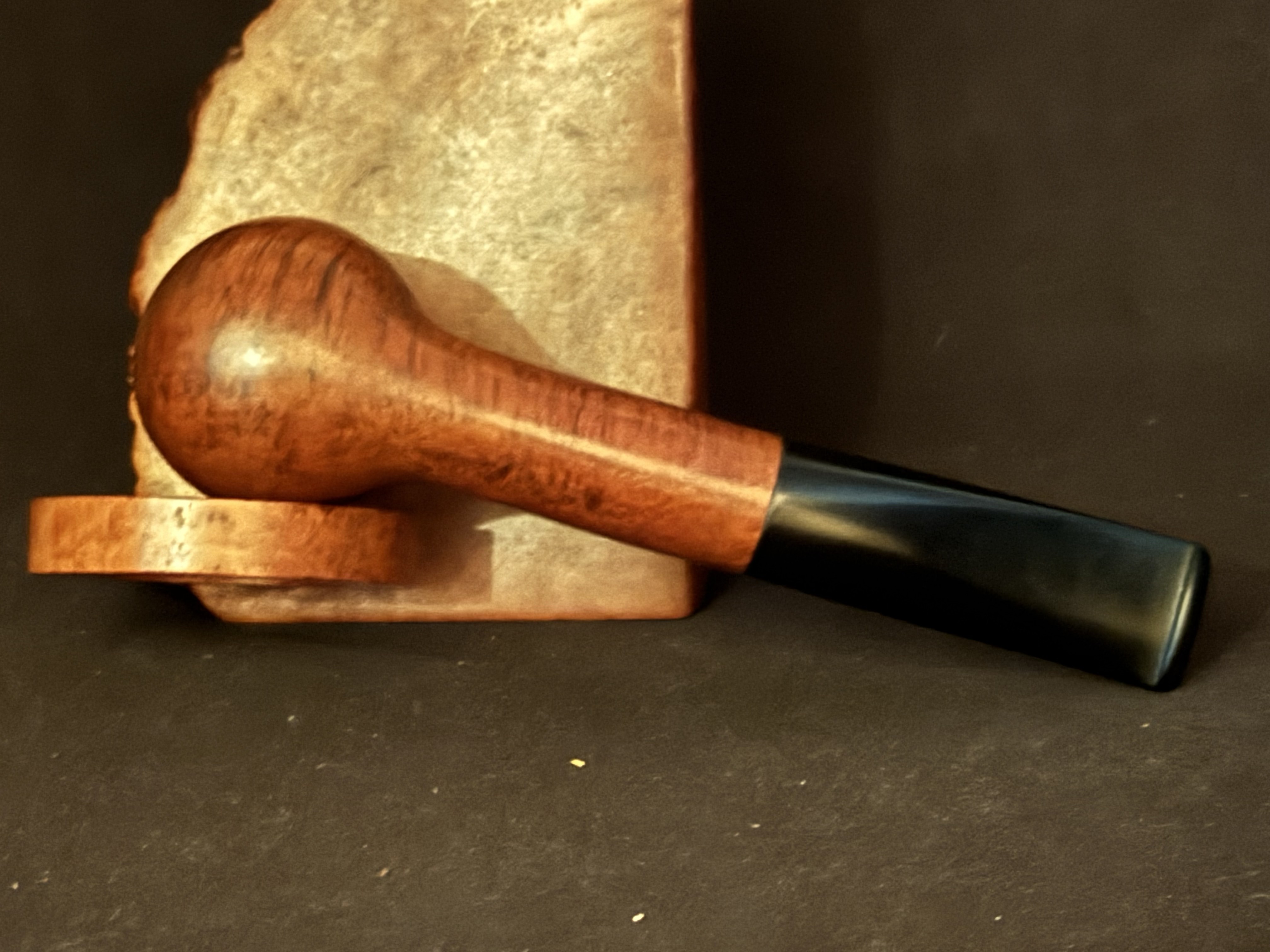 Niemeyer Special Bruyere Short Chubby Billiard Smooth Briar Vulcanite Estate Pipe 9mm 6