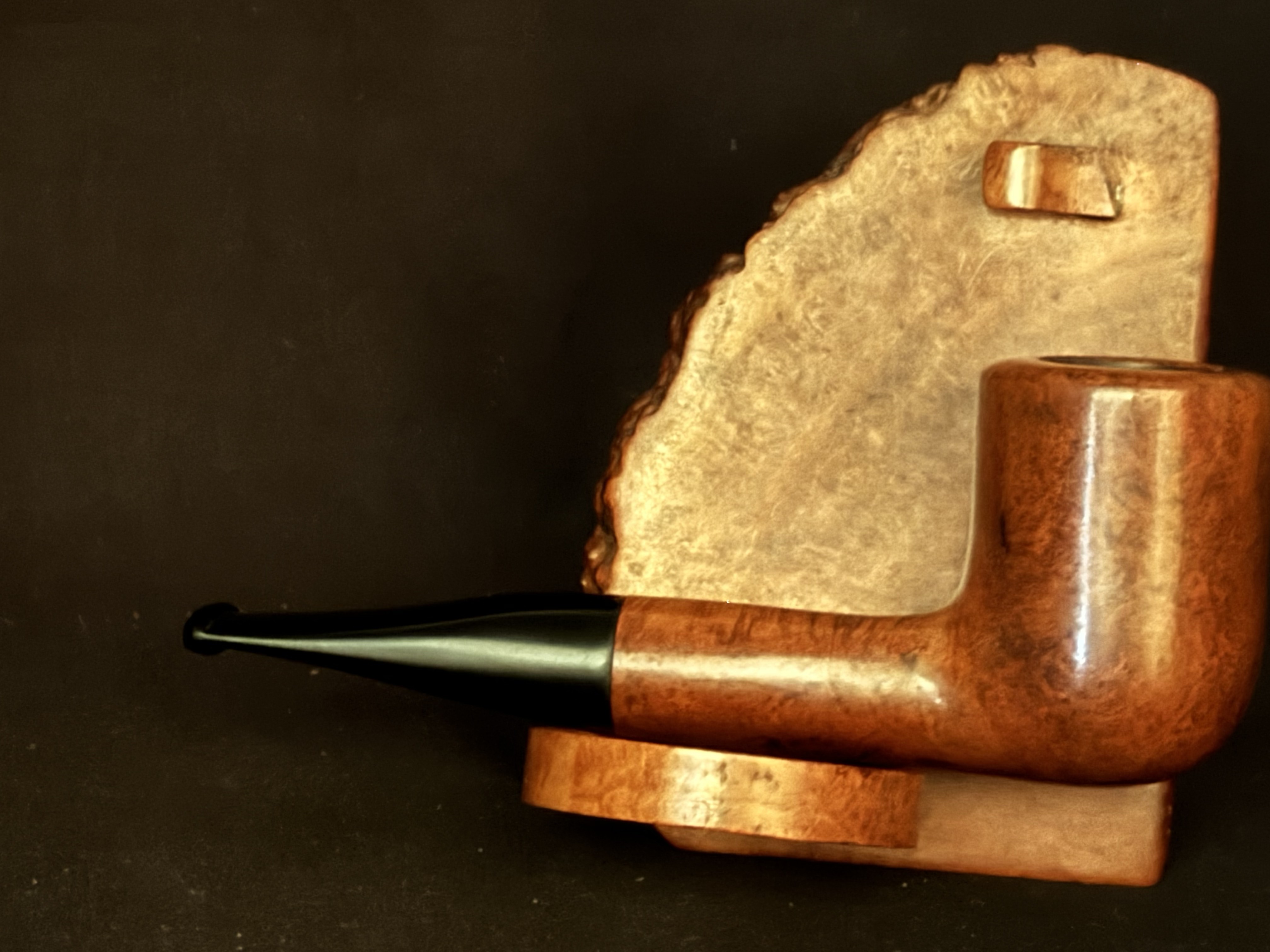 Niemeyer Special Bruyere Short Chubby Billiard Smooth Briar Vulcanite Estate Pipe 9mm 4