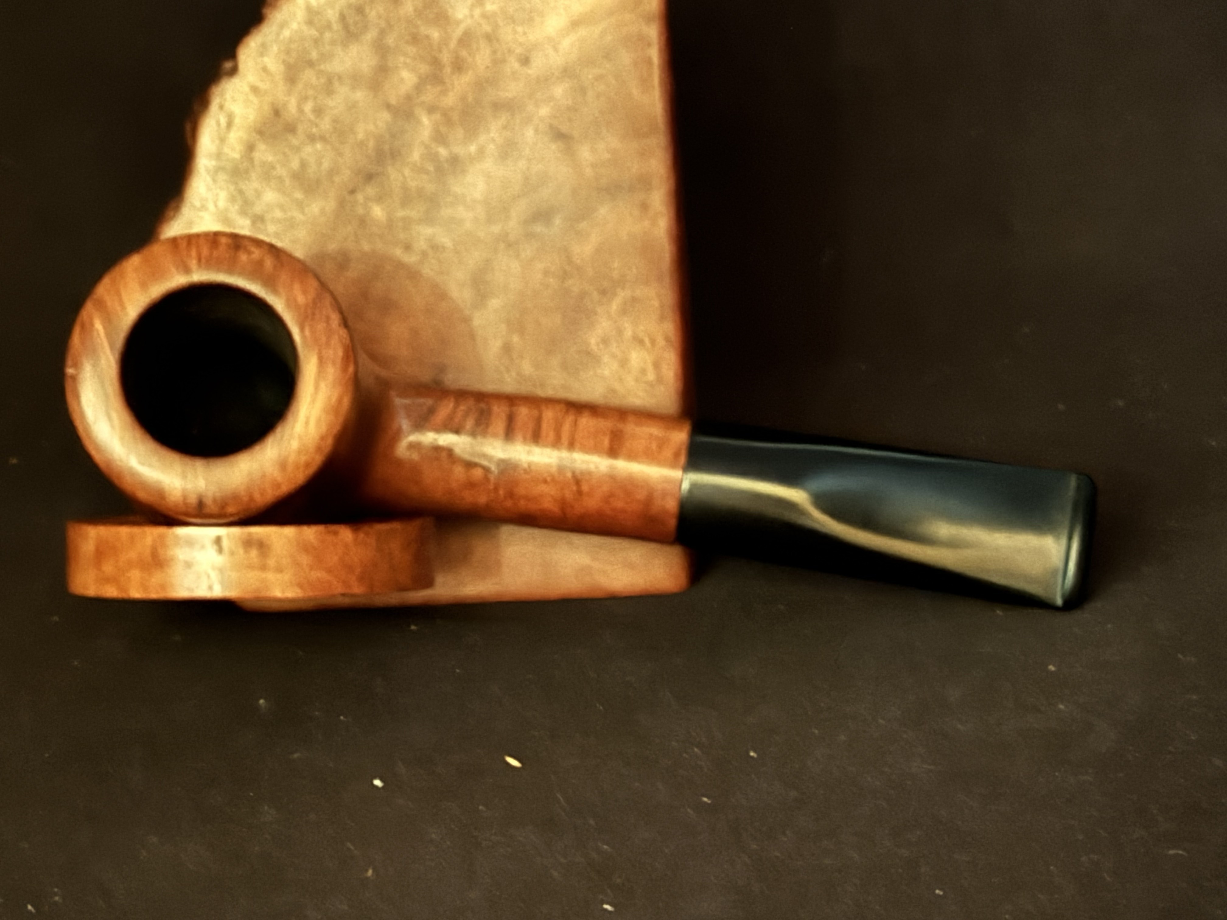 Niemeyer Special Bruyere Short Chubby Billiard Smooth Briar Vulcanite Estate Pipe 9mm 5