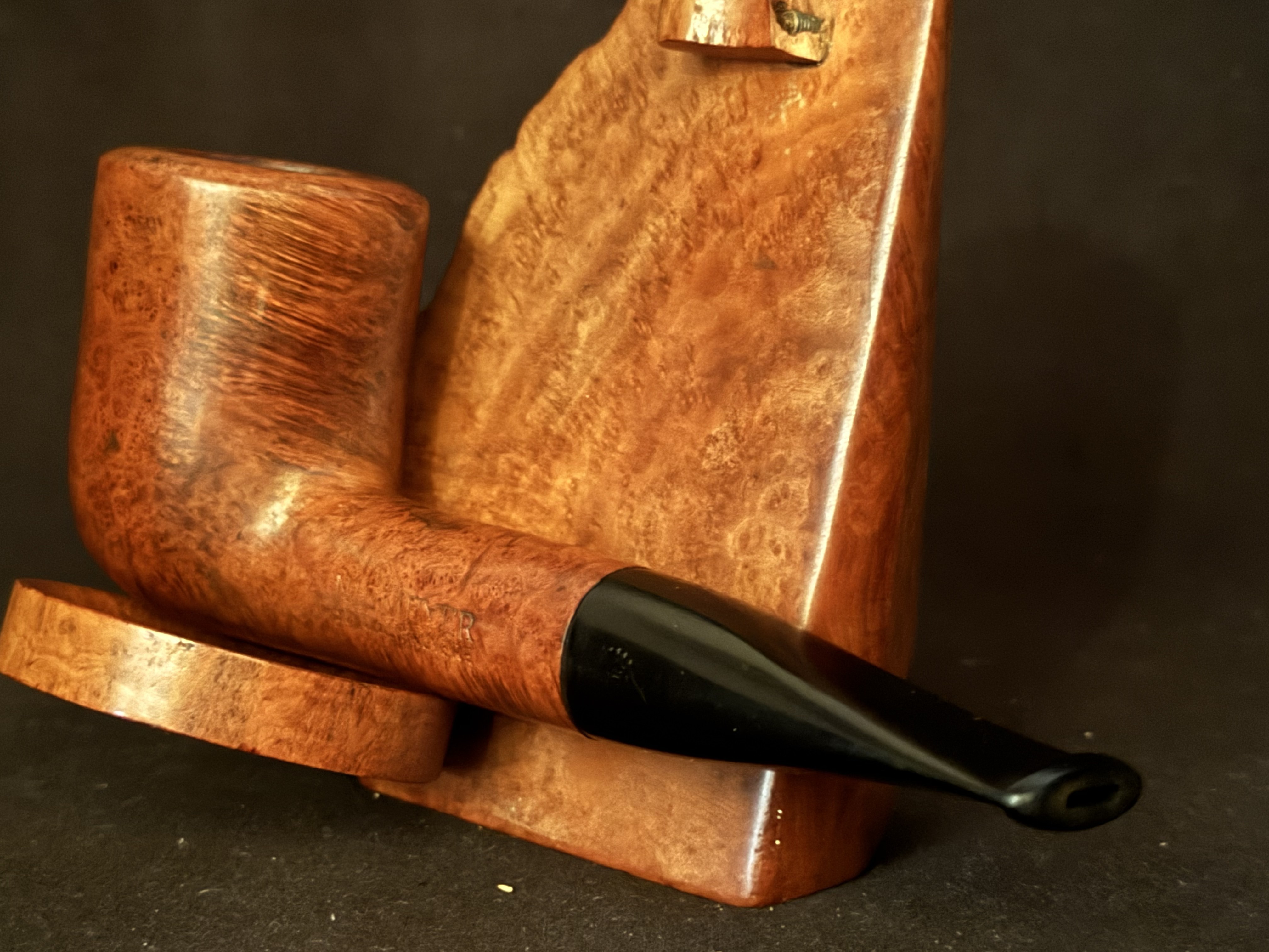 Niemeyer Special Bruyere Short Chubby Billiard Smooth Briar Vulcanite Estate Pipe 9mm 10