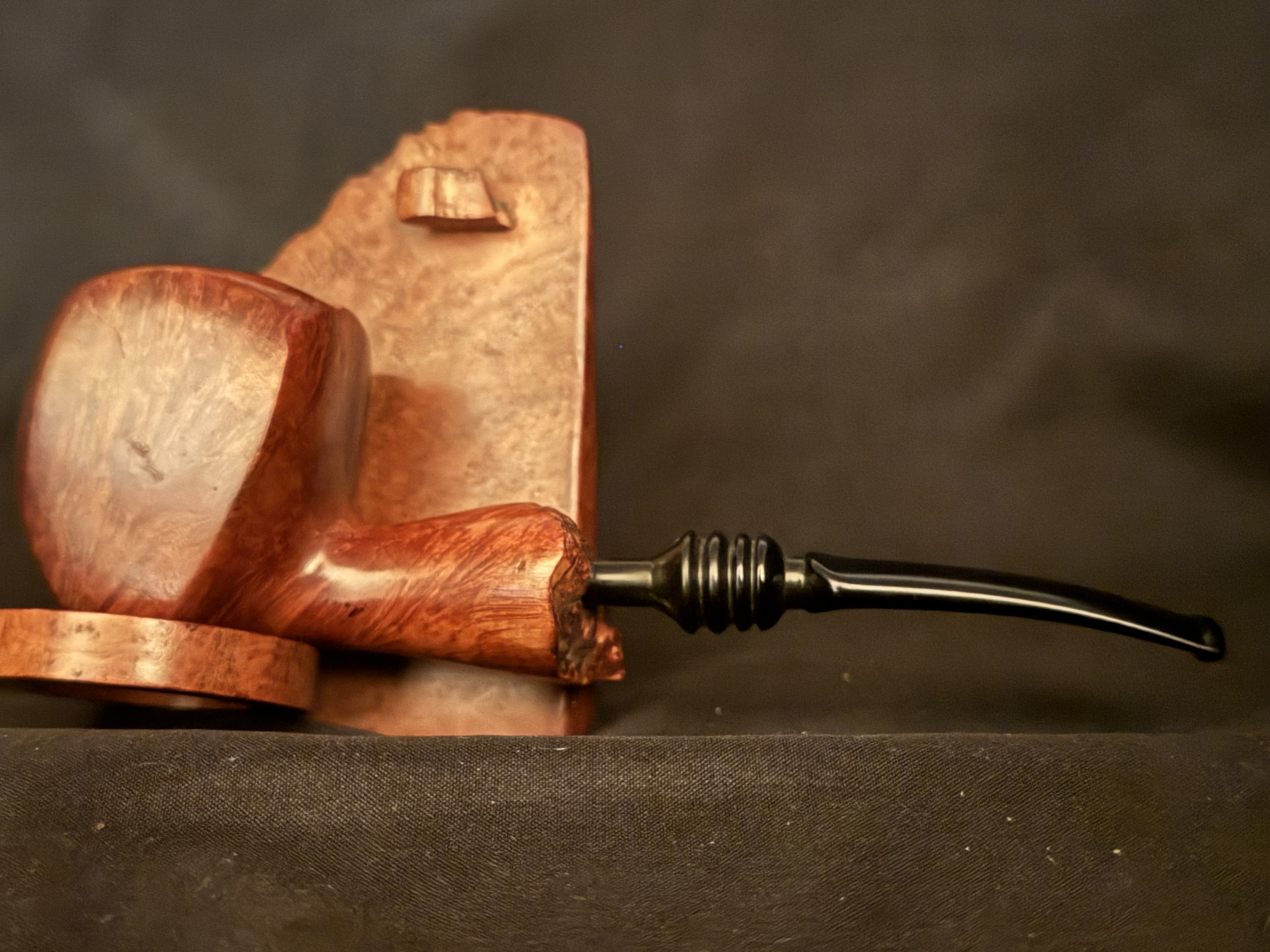 Nording Danmark 4 Really Rare Nording Paneled Briar Plateau Finish Estate Pipe 5