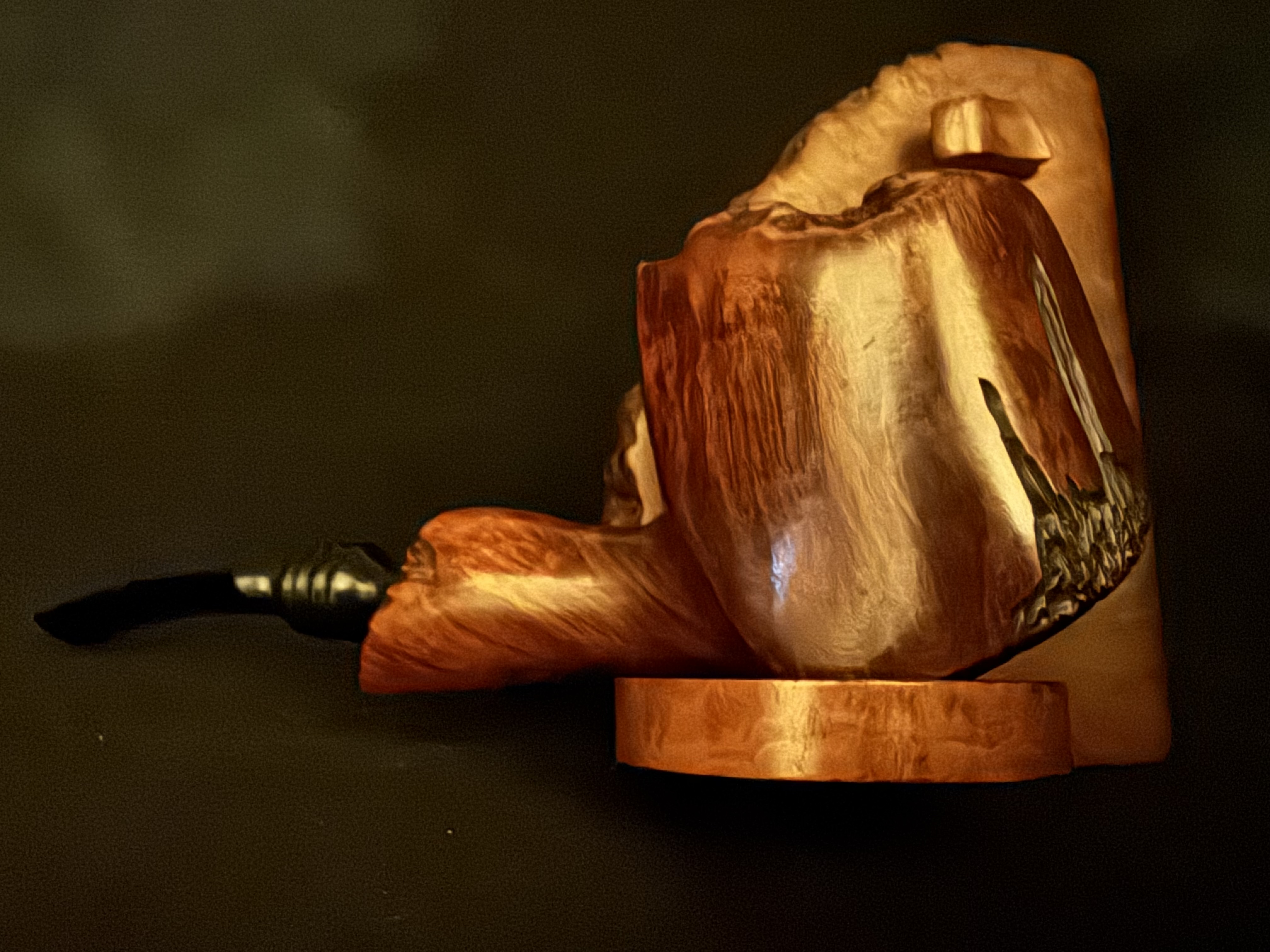 Nording Danmark 4 Really Rare Nording Paneled Briar Plateau Finish Estate Pipe 11