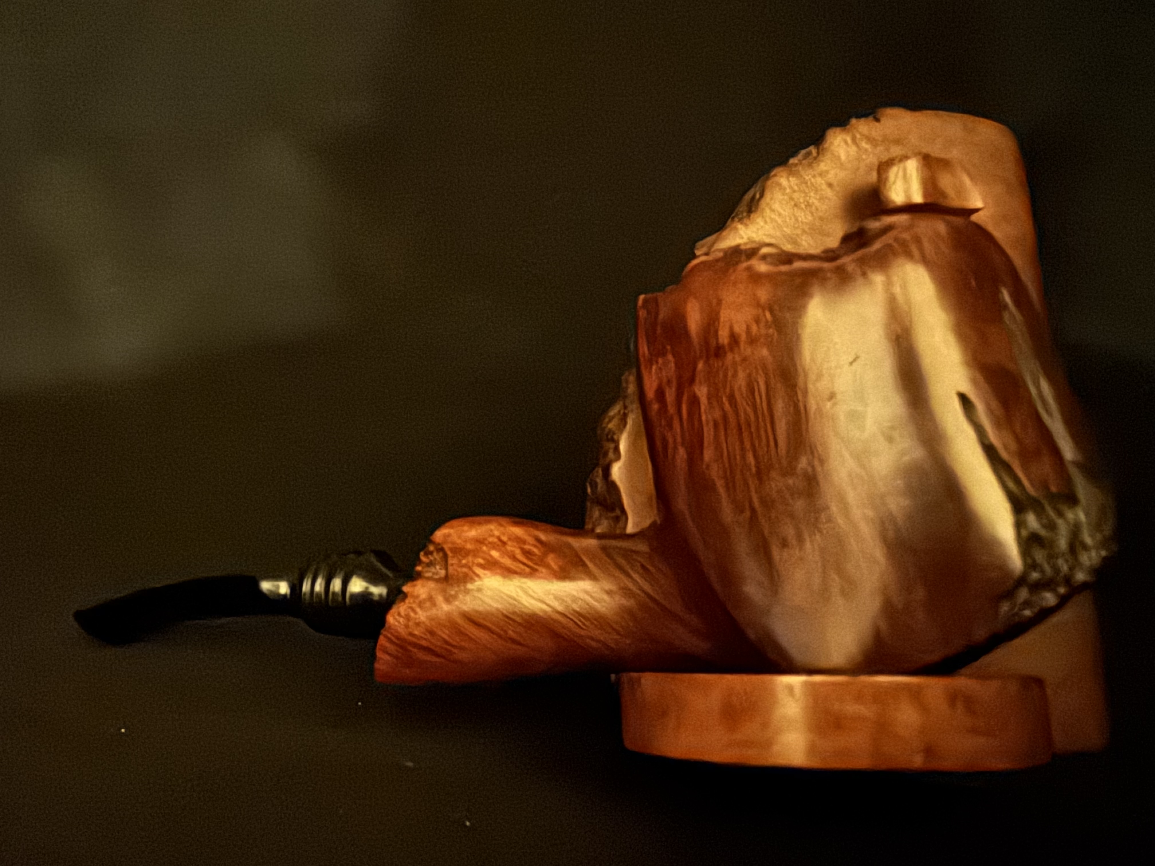 Nording Danmark 4 Really Rare Nording Paneled Briar Plateau Finish Estate Pipe 12
