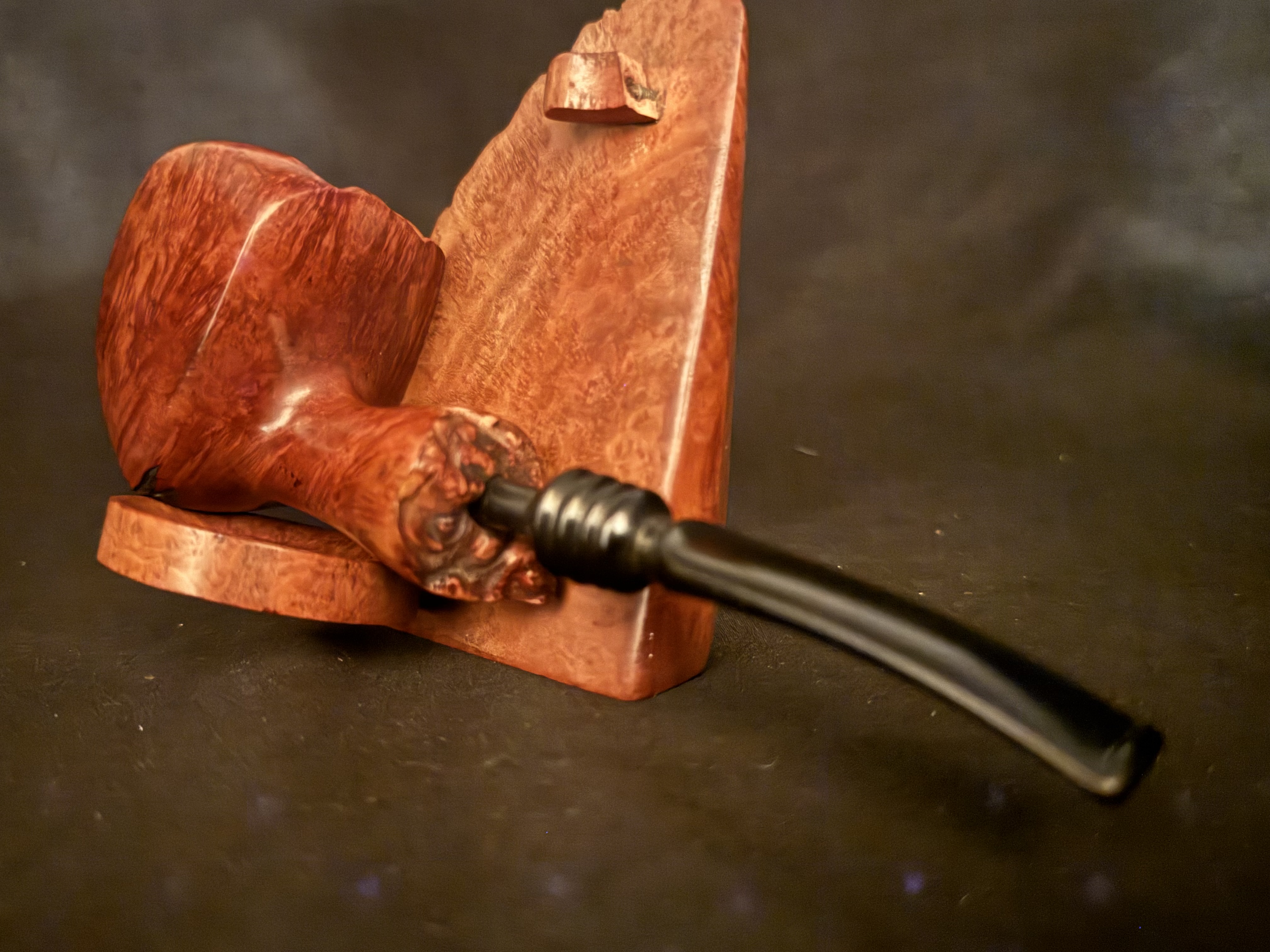 Nording Danmark 4 Really Rare Nording Paneled Briar Plateau Finish Estate Pipe 13