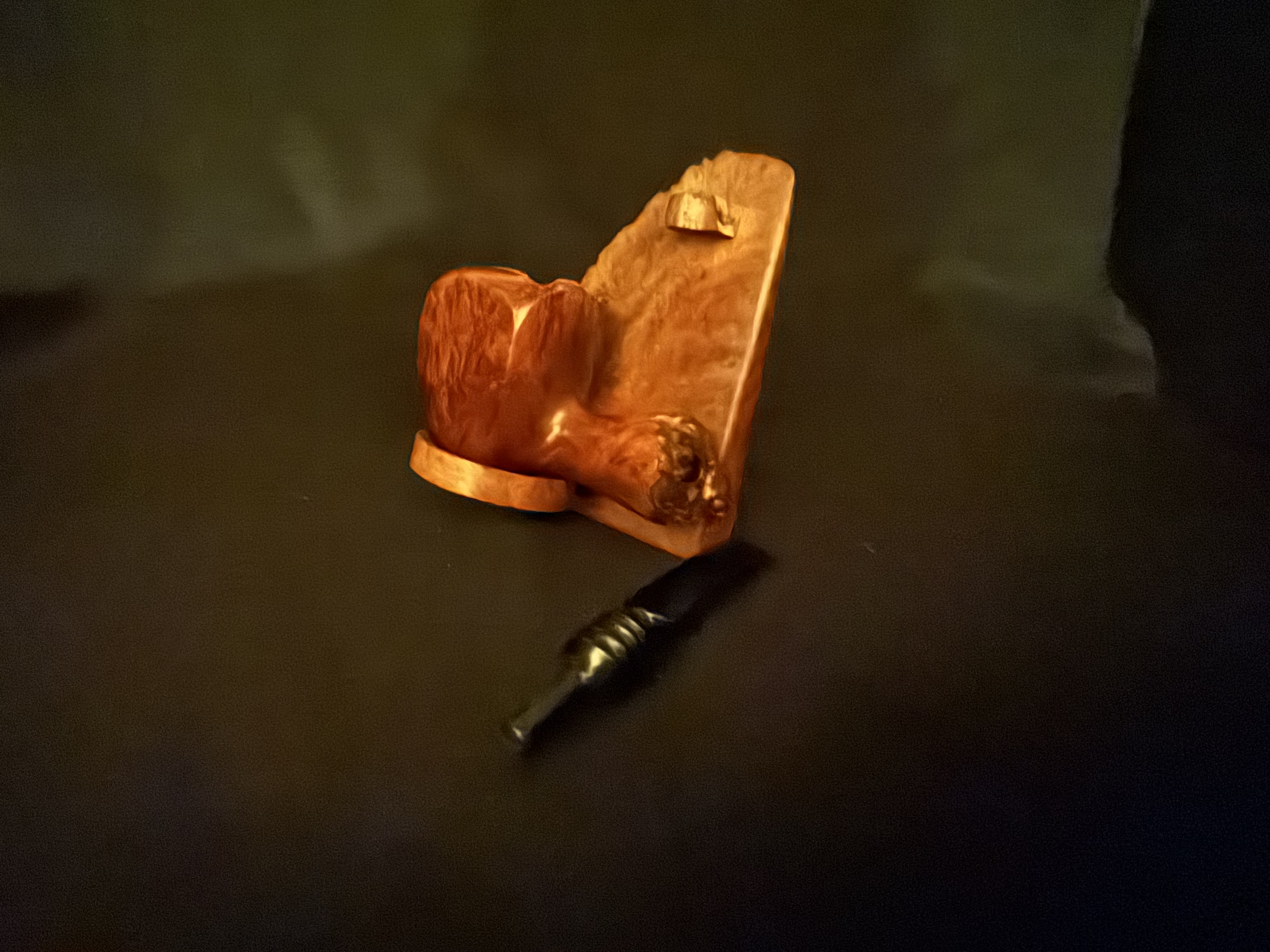 Nording Danmark 4 Really Rare Nording Paneled Briar Plateau Finish Estate Pipe 14