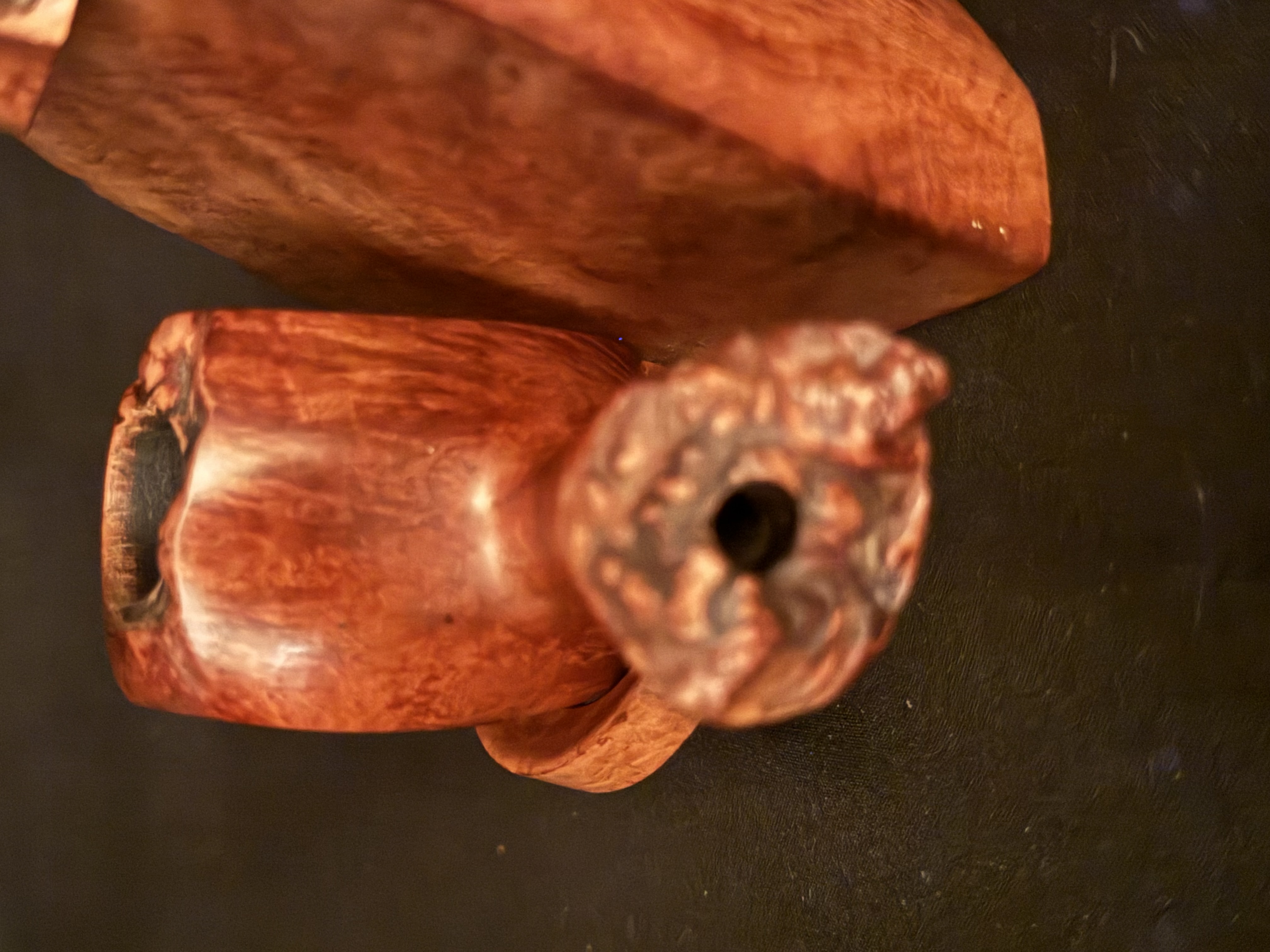 Nording Danmark 4 Really Rare Nording Paneled Briar Plateau Finish Estate Pipe 15