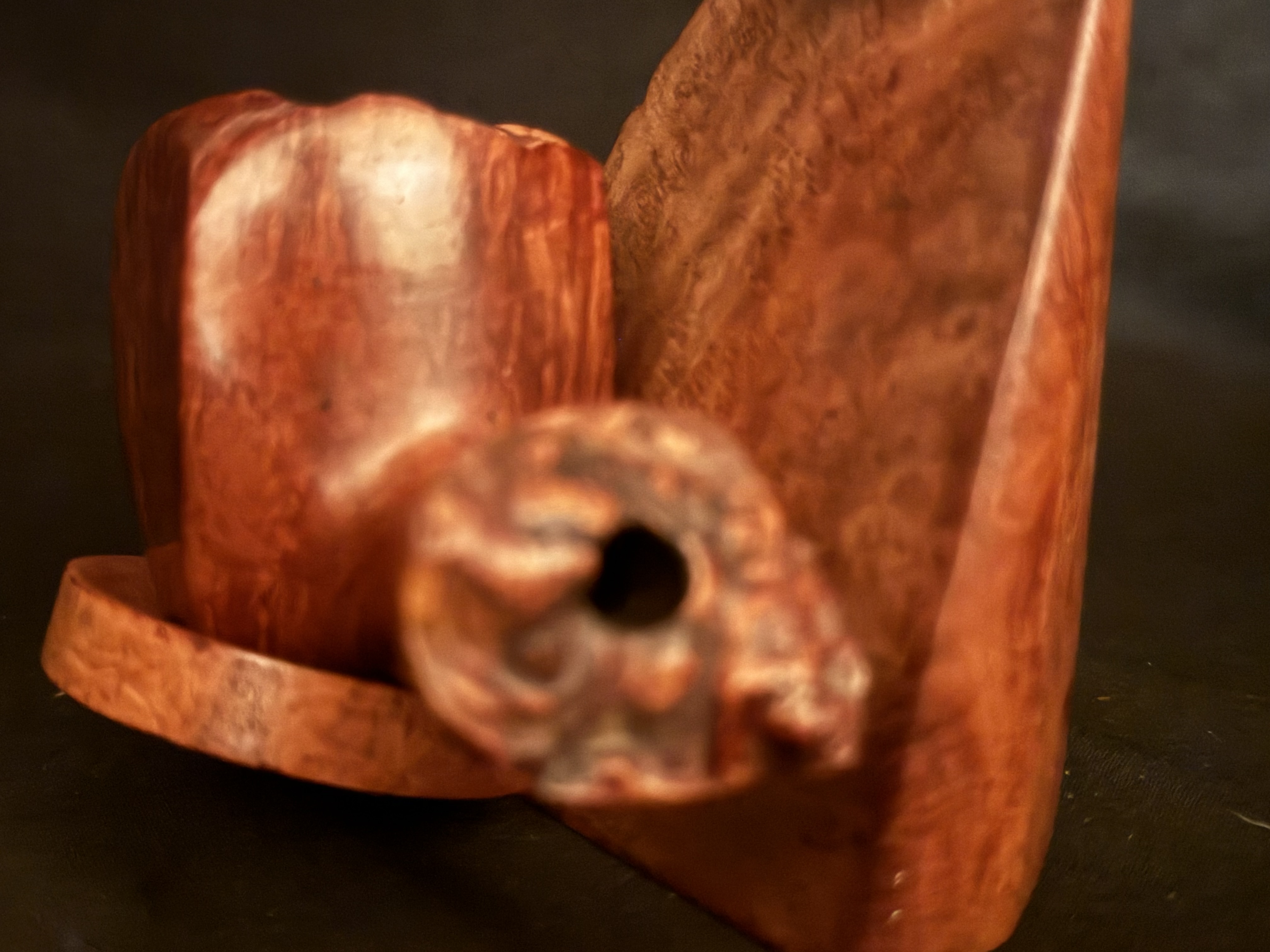 Nording Danmark 4 Really Rare Nording Paneled Briar Plateau Finish Estate Pipe 17