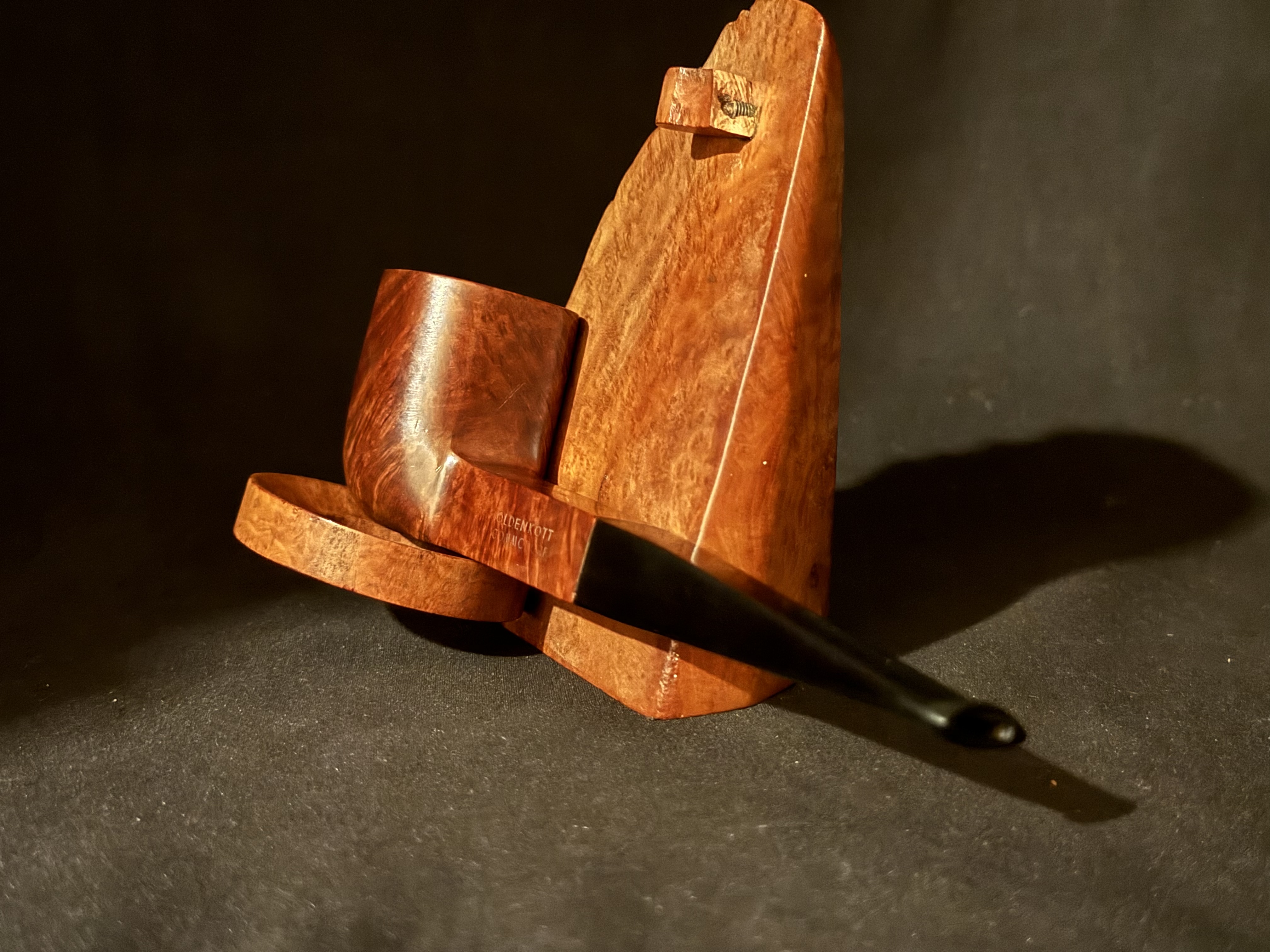 Oldenkott Commodore (09) Echt Naiun Meerschaum Straight Paneled Estate Pipe 9