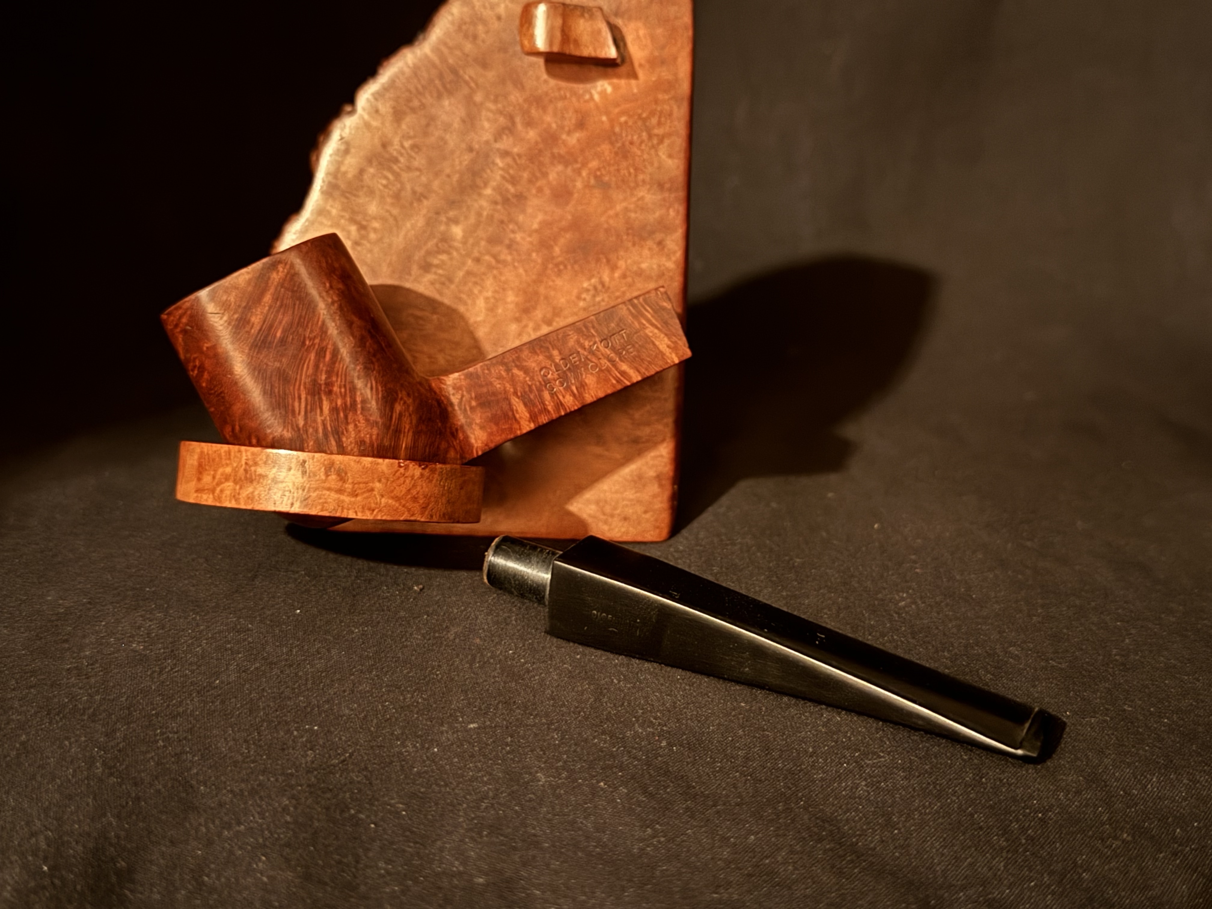 Oldenkott Commodore (09) Echt Naiun Meerschaum Straight Paneled Estate Pipe 6