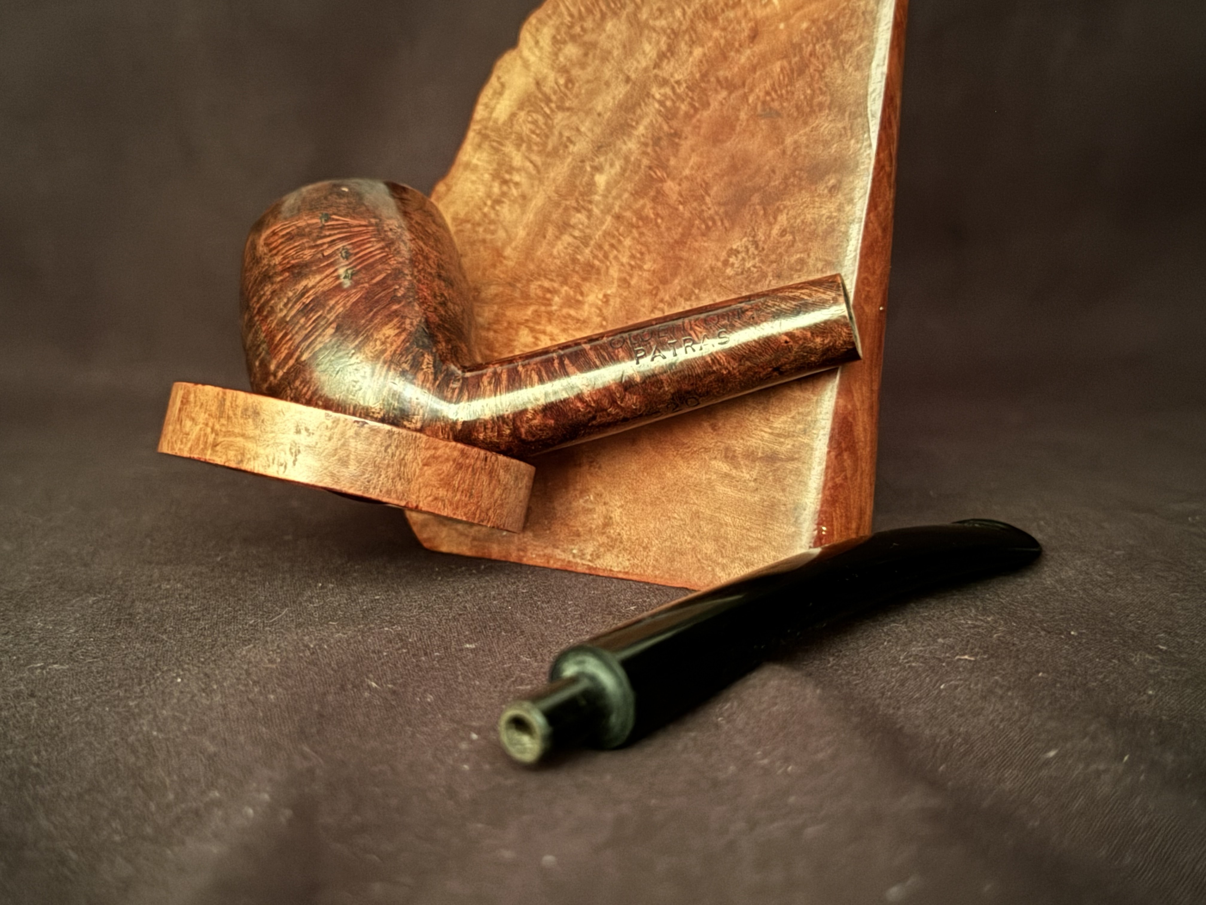 Oldenkott Patras Bruyere Prima 820 Smooth Straight Billiard Estate Pipe 7