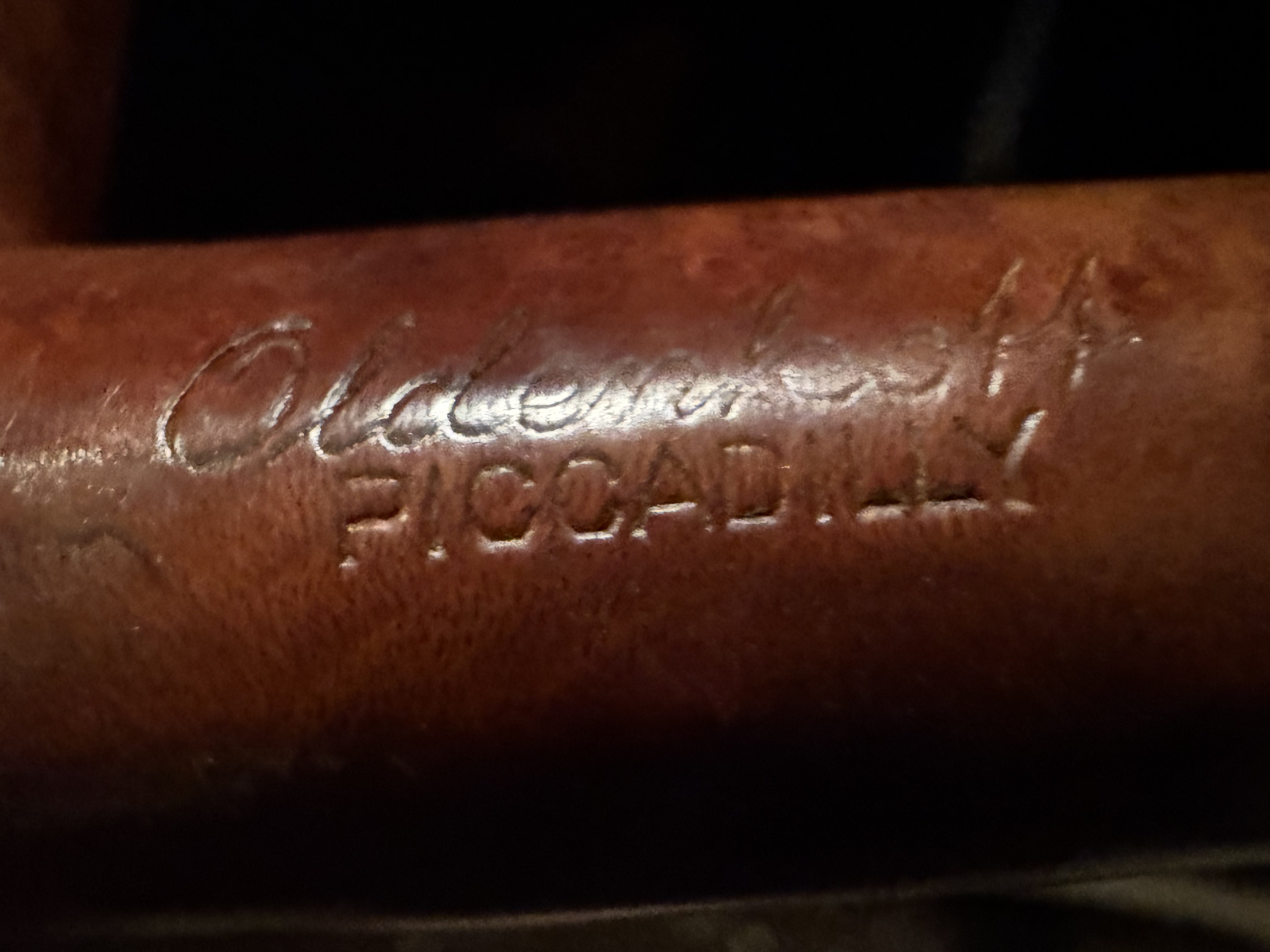 Oldenkott Piccadilly Smooth Straight Billiard Estate Pipe - German Made Vulcanite Stem 10