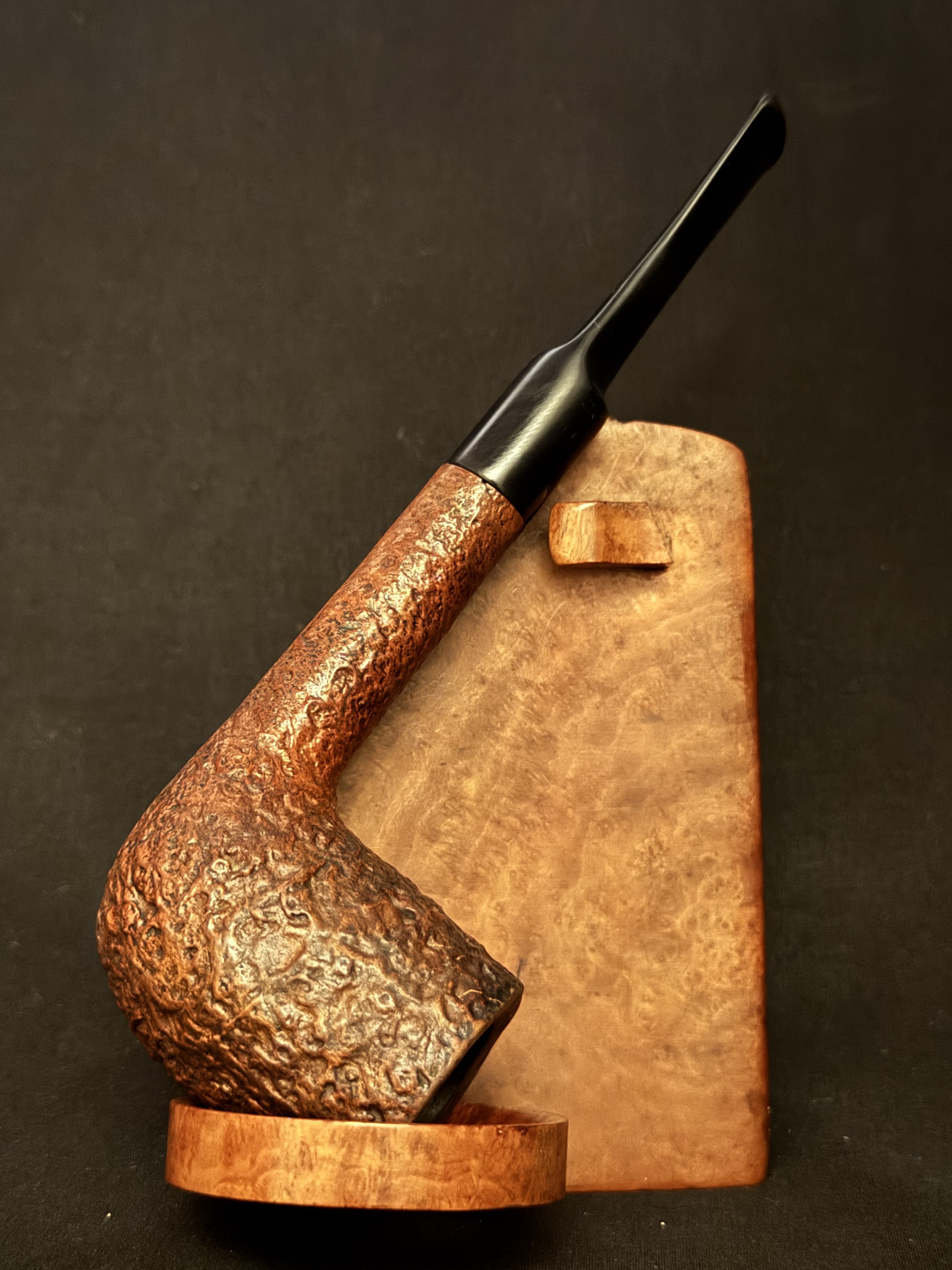 Oldenkott Progress Super Briar Derby 52 Sandblast Straight Billiard Estate Pipe 2