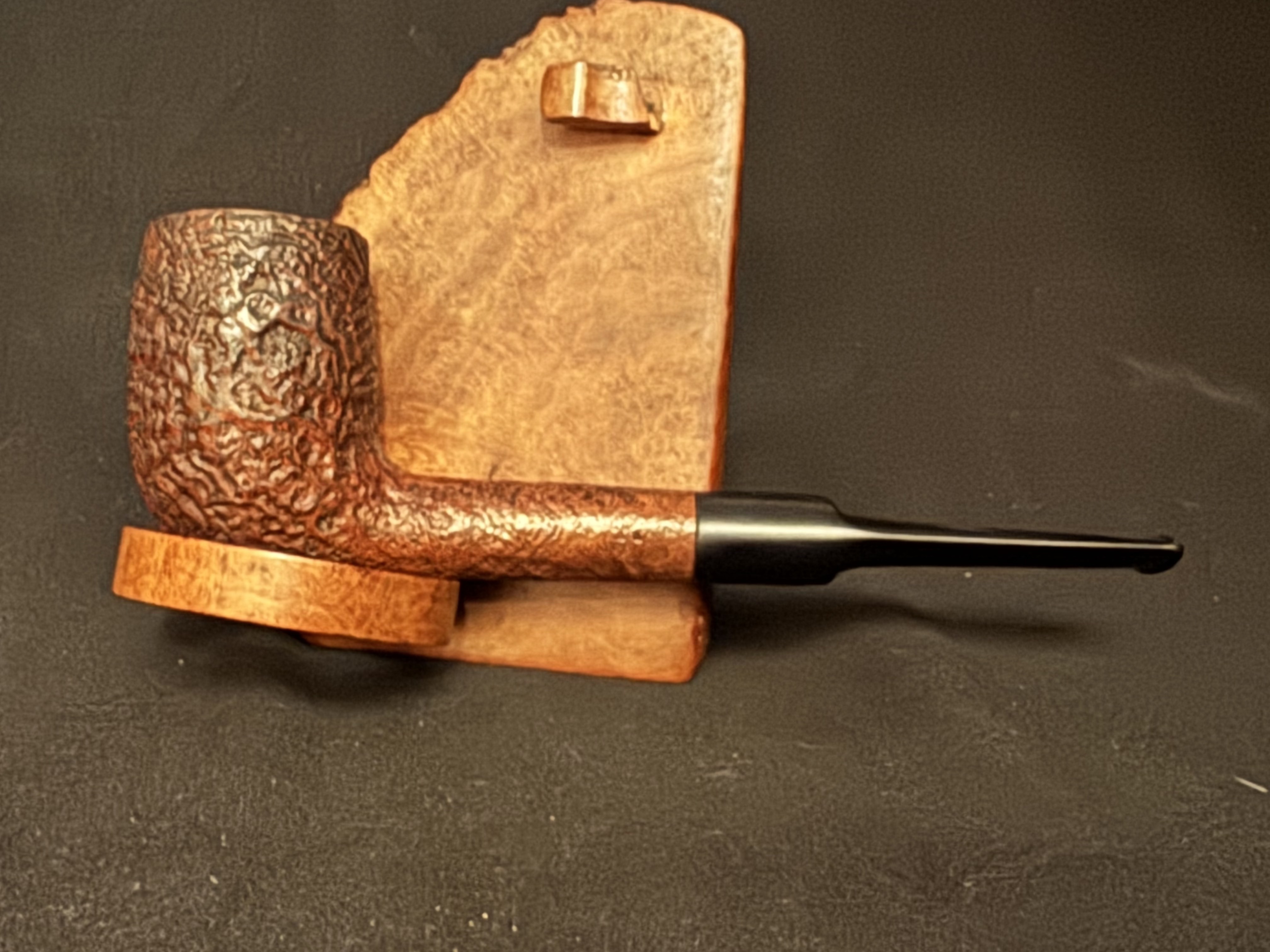 Oldenkott Progress Super Briar Derby 52 Sandblast Straight Billiard Estate Pipe 3