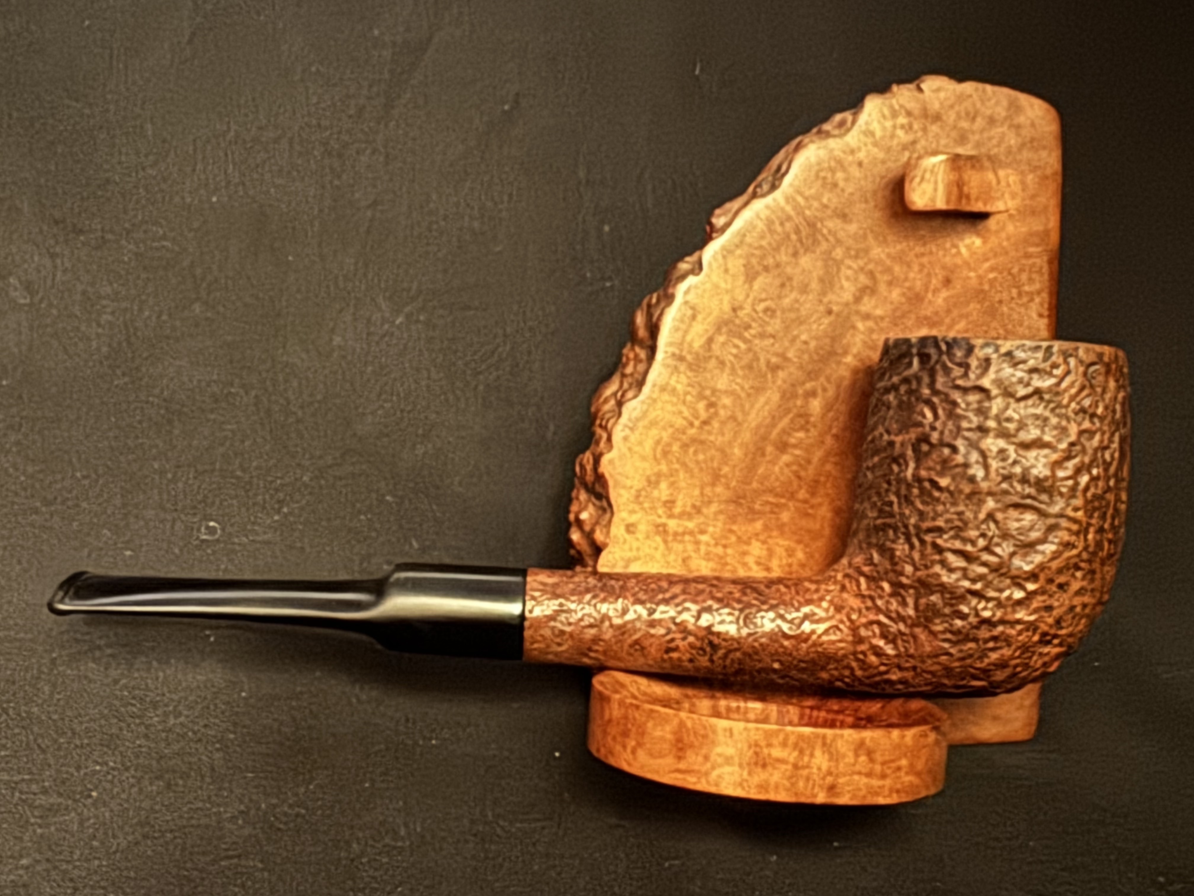 Oldenkott Progress Super Briar Derby 52 Sandblast Straight Billiard Estate Pipe 4