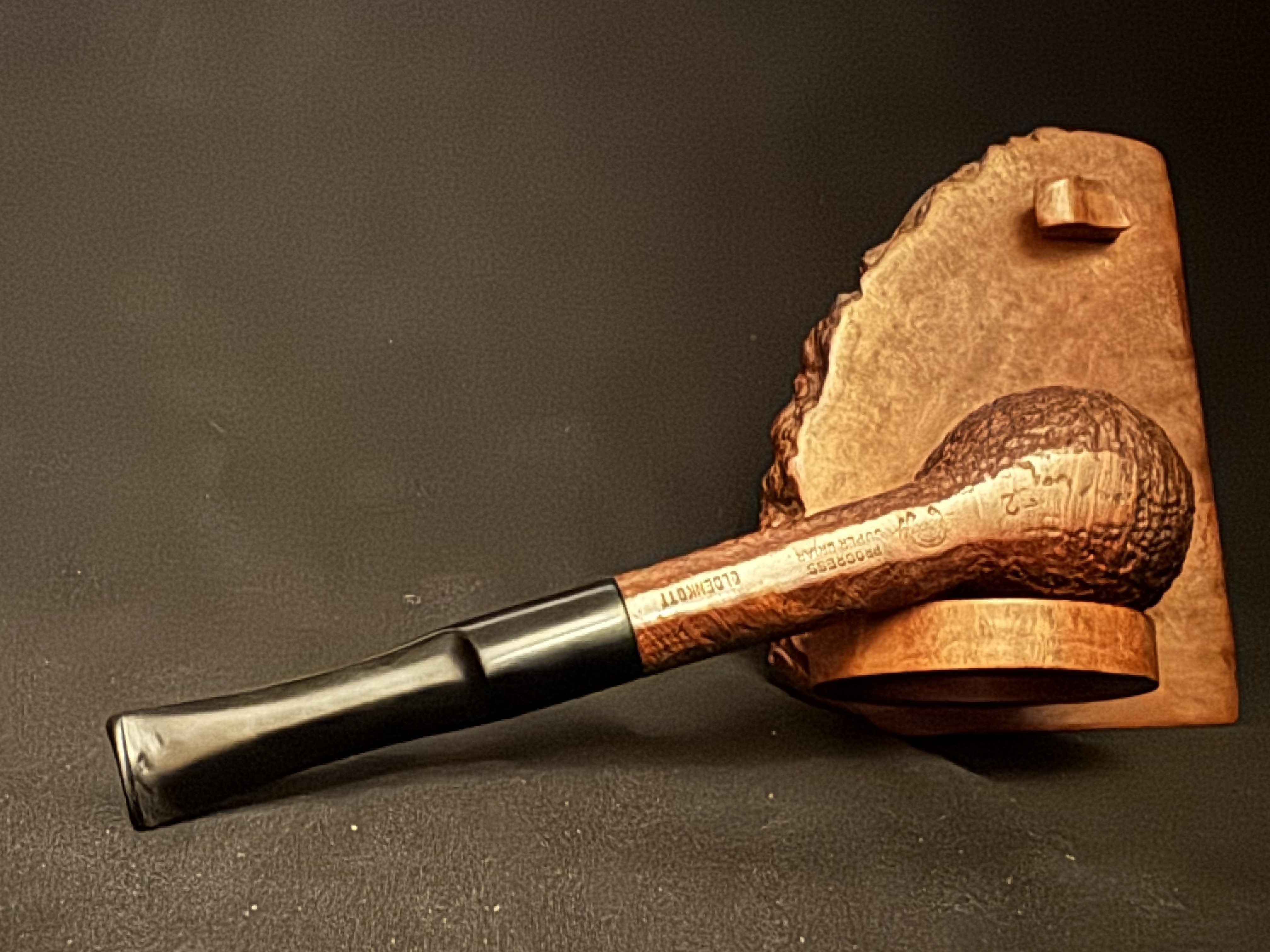 Oldenkott Progress Super Briar Derby 52 Sandblast Straight Billiard Estate Pipe 6