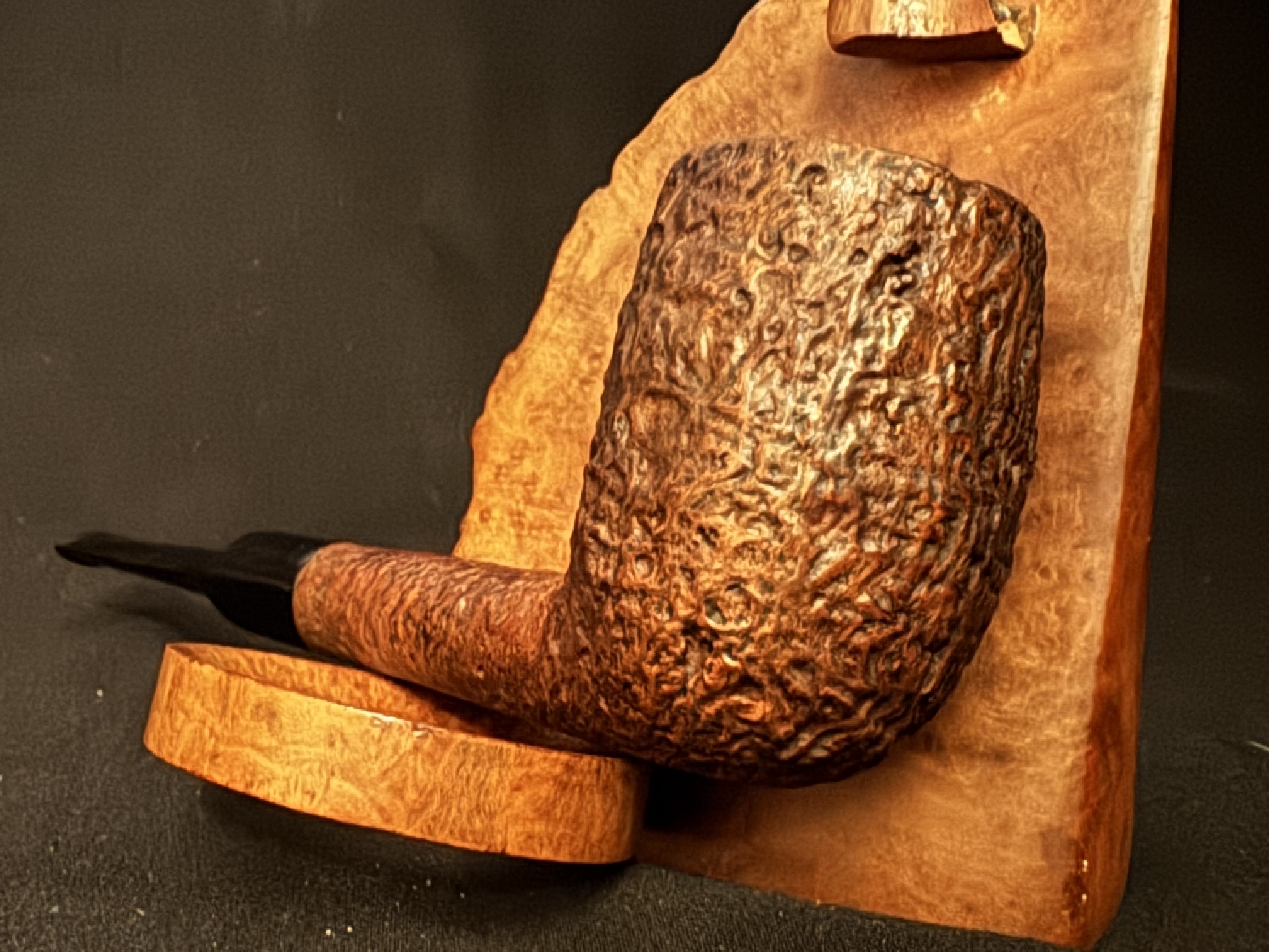 Oldenkott Progress Super Briar Derby 52 Sandblast Straight Billiard Estate Pipe 9