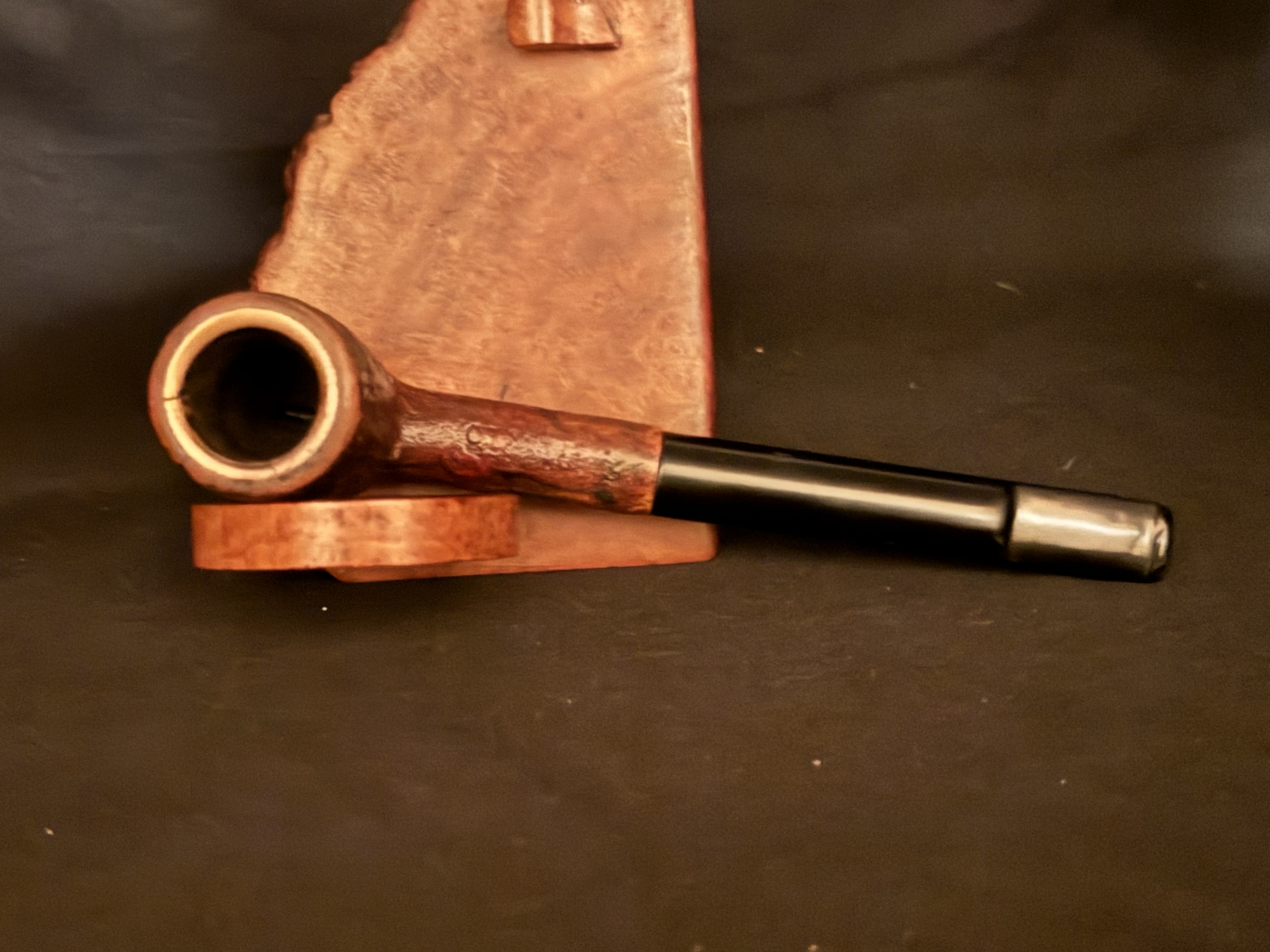 Oldenkott Florett 788 Sandblast Straight Billiard Vulcanite Estate Pipe 5
