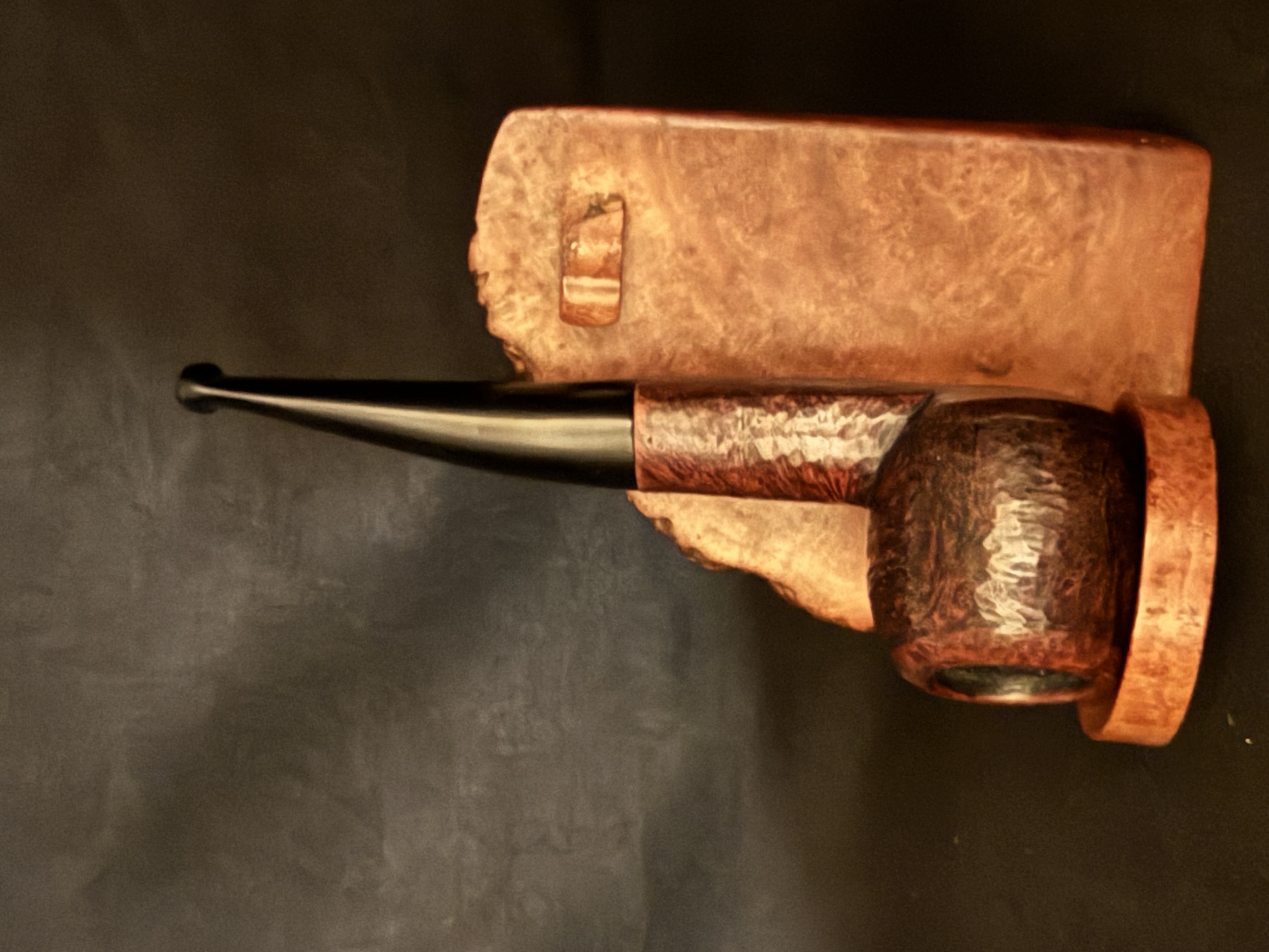 Unknown Maker Straight Apple Pot Estate Pipe