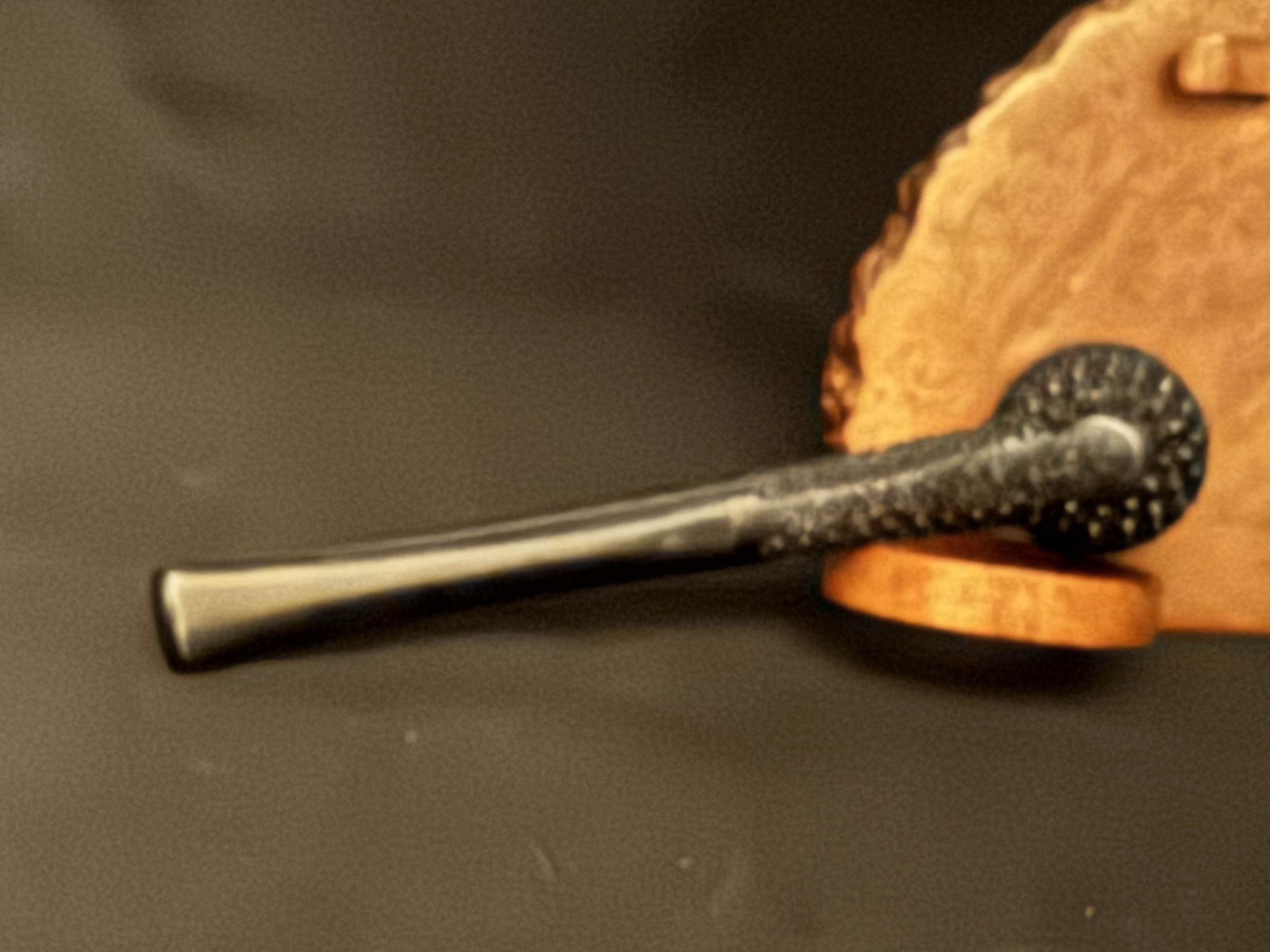 Partridge Handmade 211 Straight Dublin Black Rusticated Estate Pipe 6