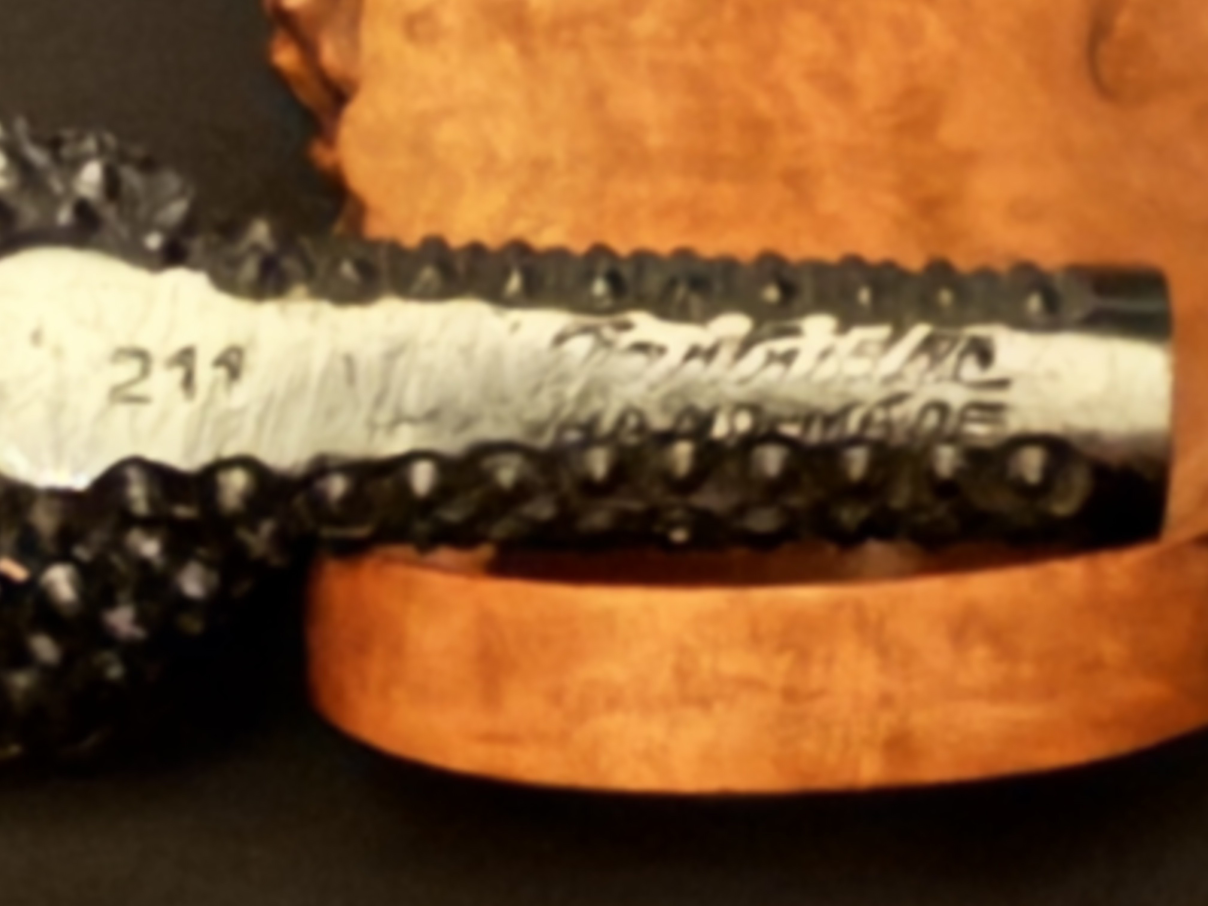 Partridge Handmade 211 Straight Dublin Black Rusticated Estate Pipe 9