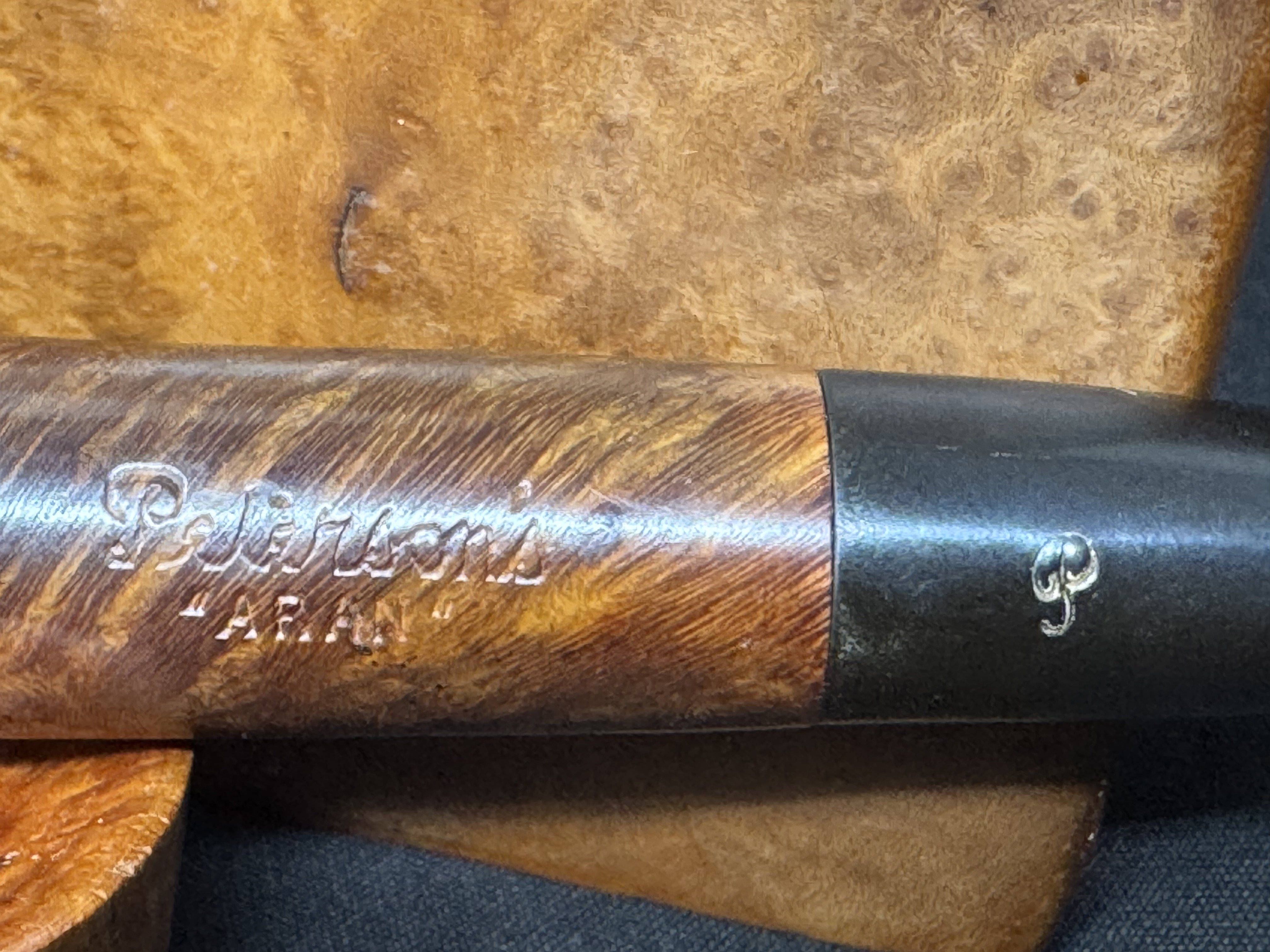 Peterson Aran 15 Smooth Straight Billiard Estate Pipe - Irish Briar Fishtail 11