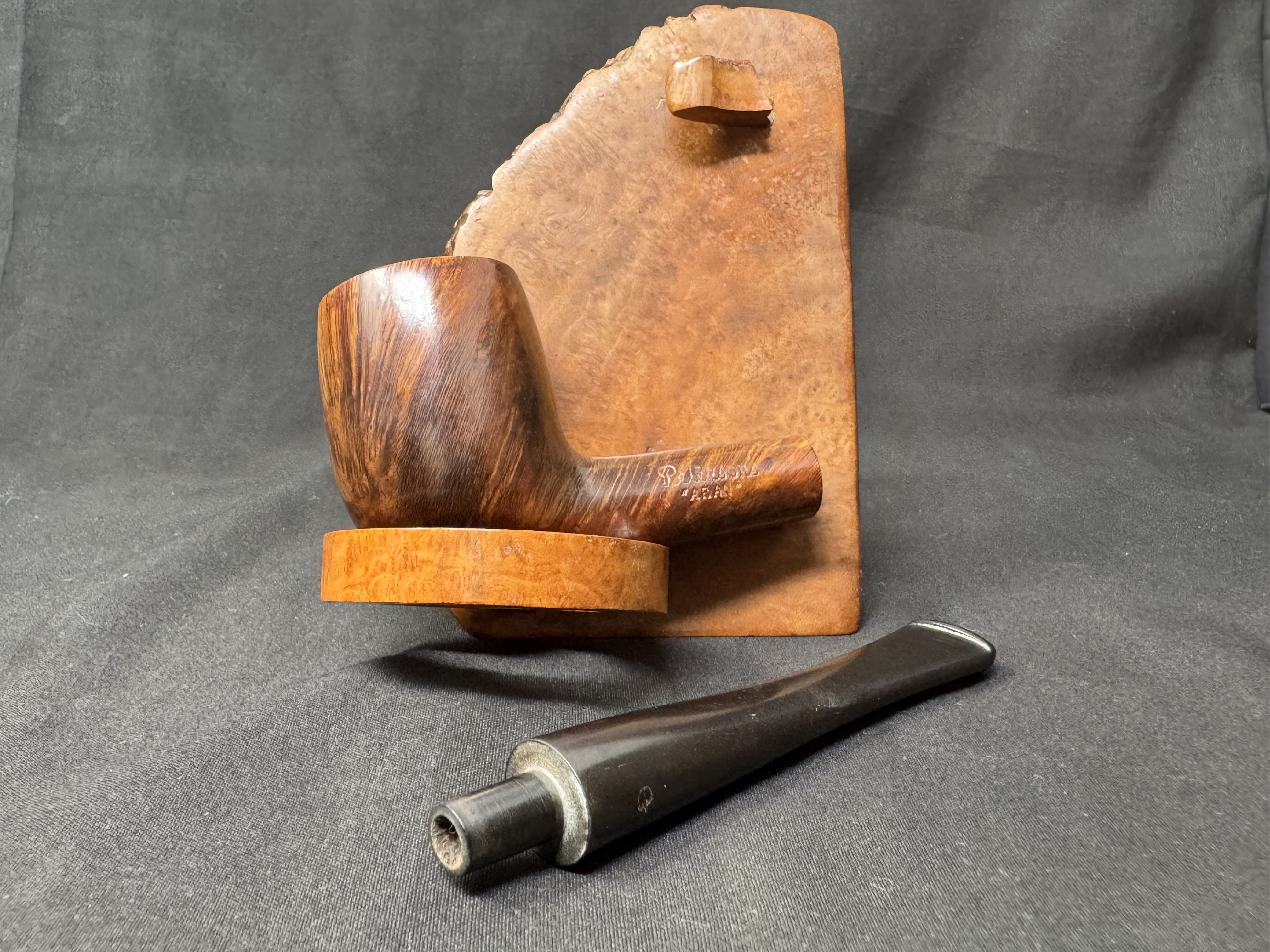Peterson Aran 15 Smooth Straight Billiard Estate Pipe - Irish Briar Fishtail 10