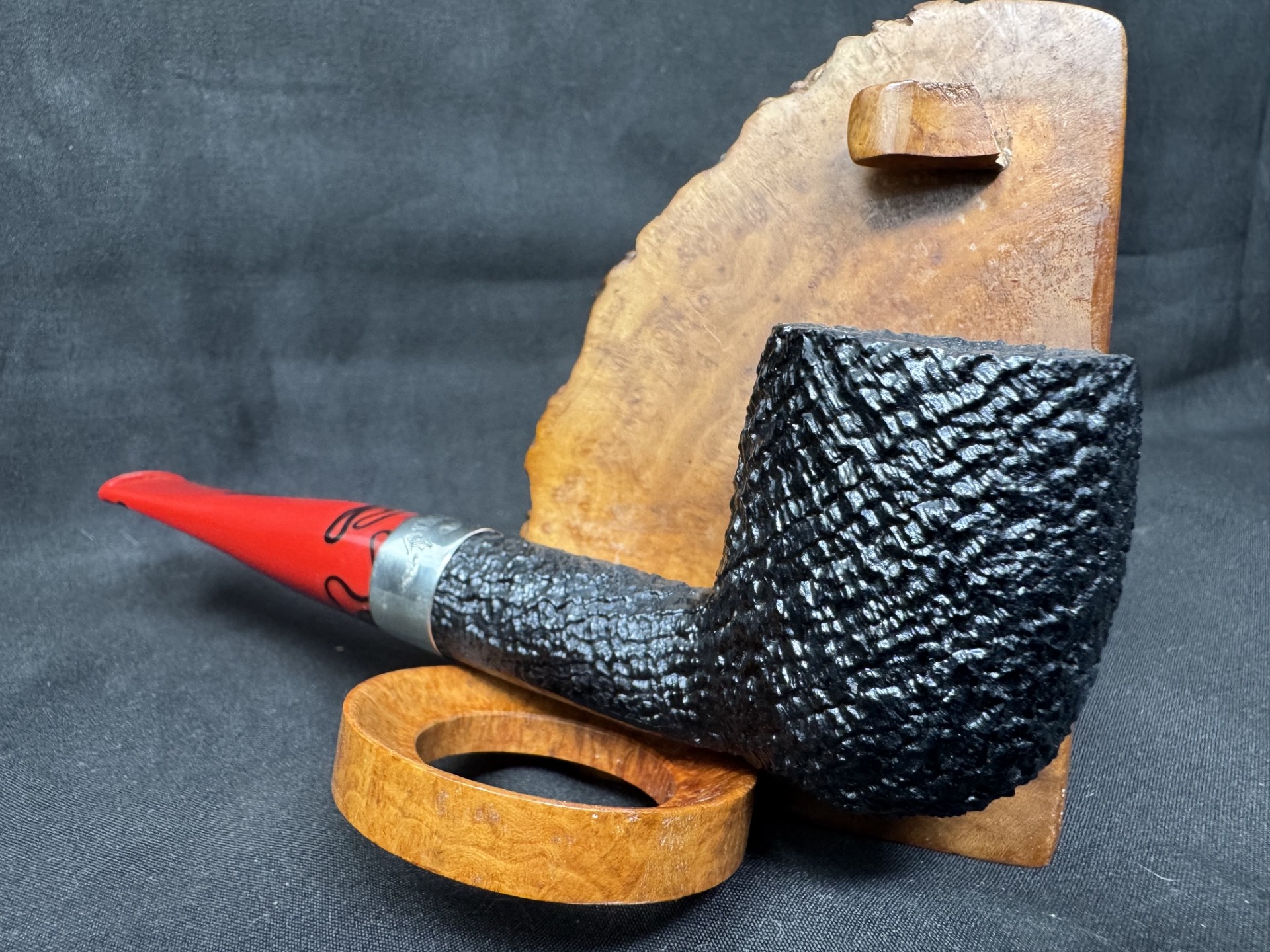 Peterson Dracula 106 Billiard Sandblast Estate Pipe, Dublin Ireland 3