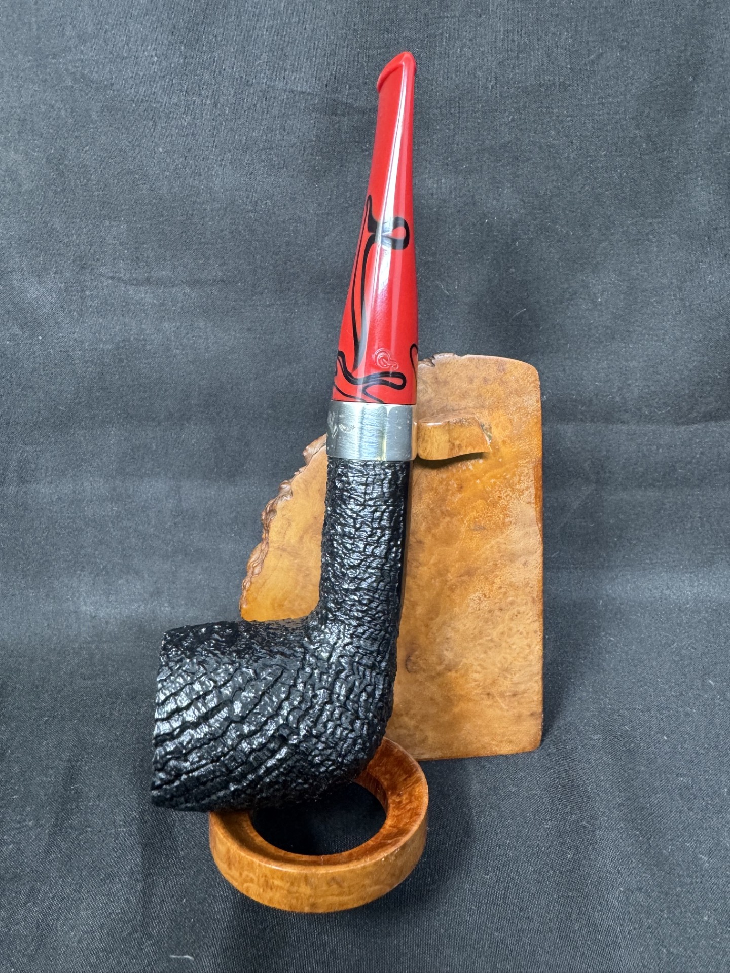 Peterson Dracula 106 Billiard Sandblast Estate Pipe, Dublin Ireland 2