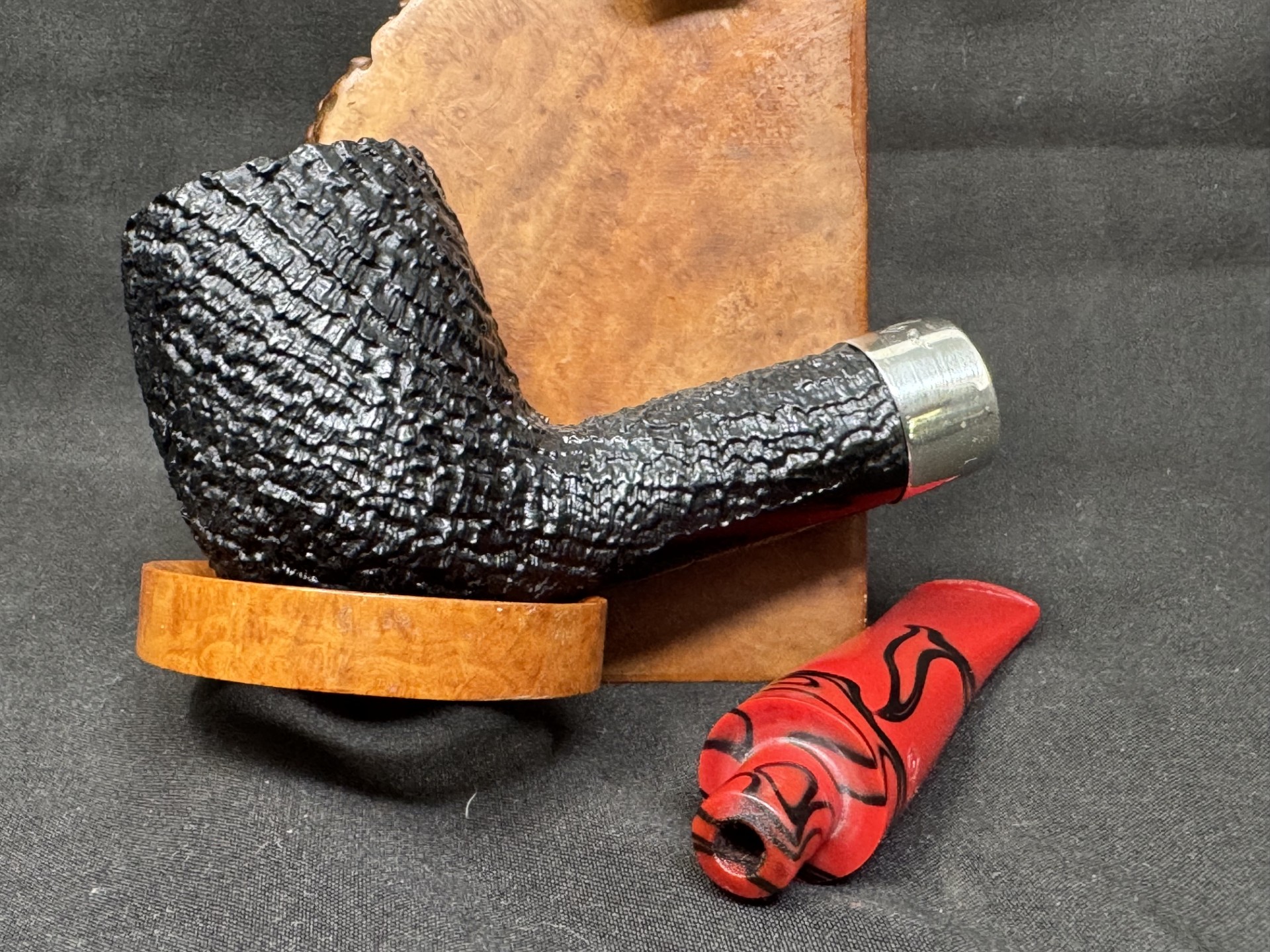 Peterson Dracula 106 Billiard Sandblast Estate Pipe, Dublin Ireland 4