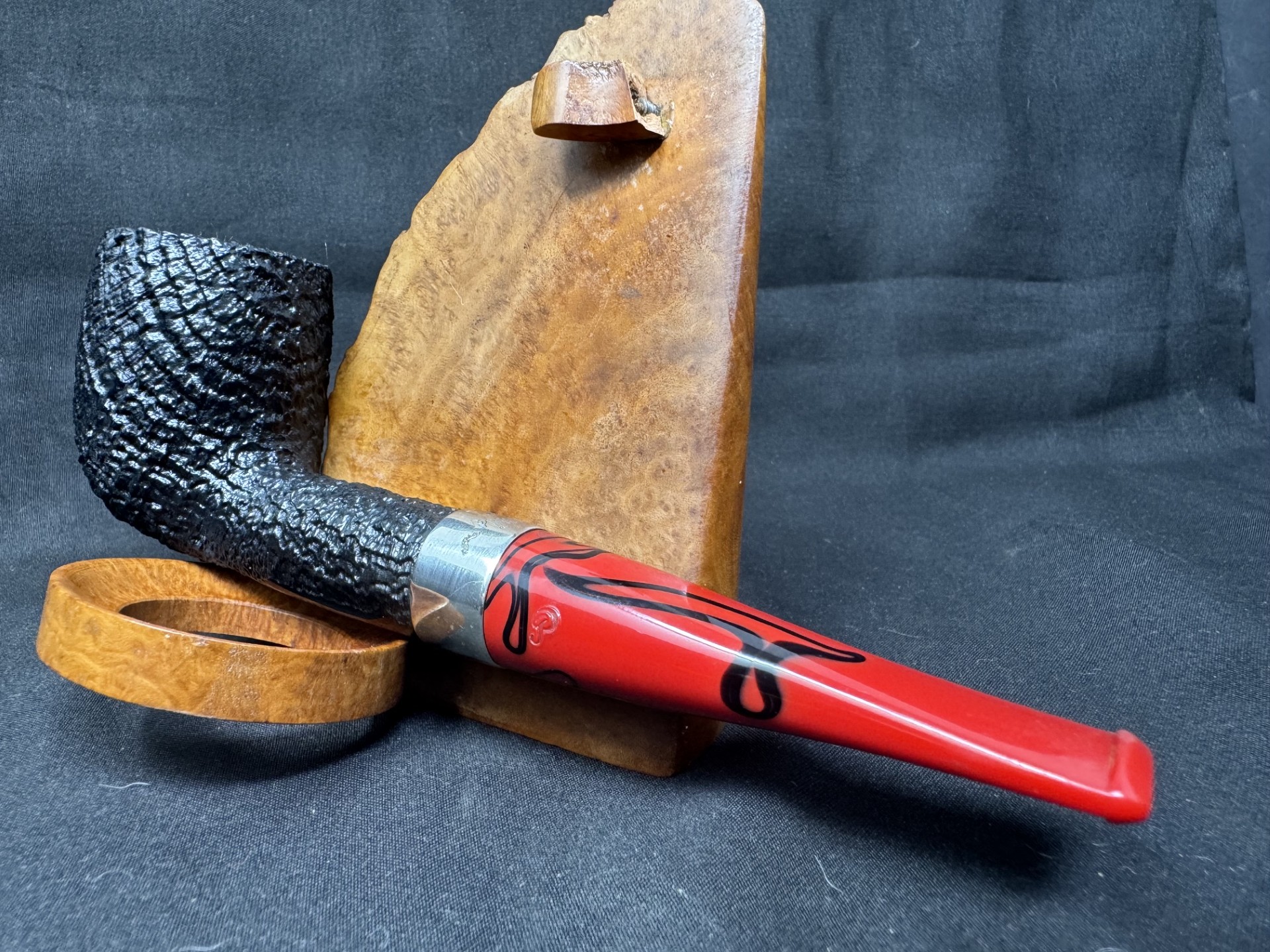 Peterson Dracula 106 Billiard Sandblast Estate Pipe, Dublin Ireland 5