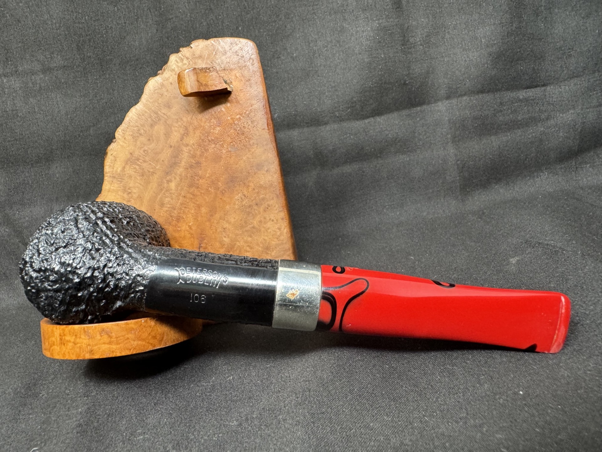 Peterson Dracula 106 Billiard Sandblast Estate Pipe, Dublin Ireland 7